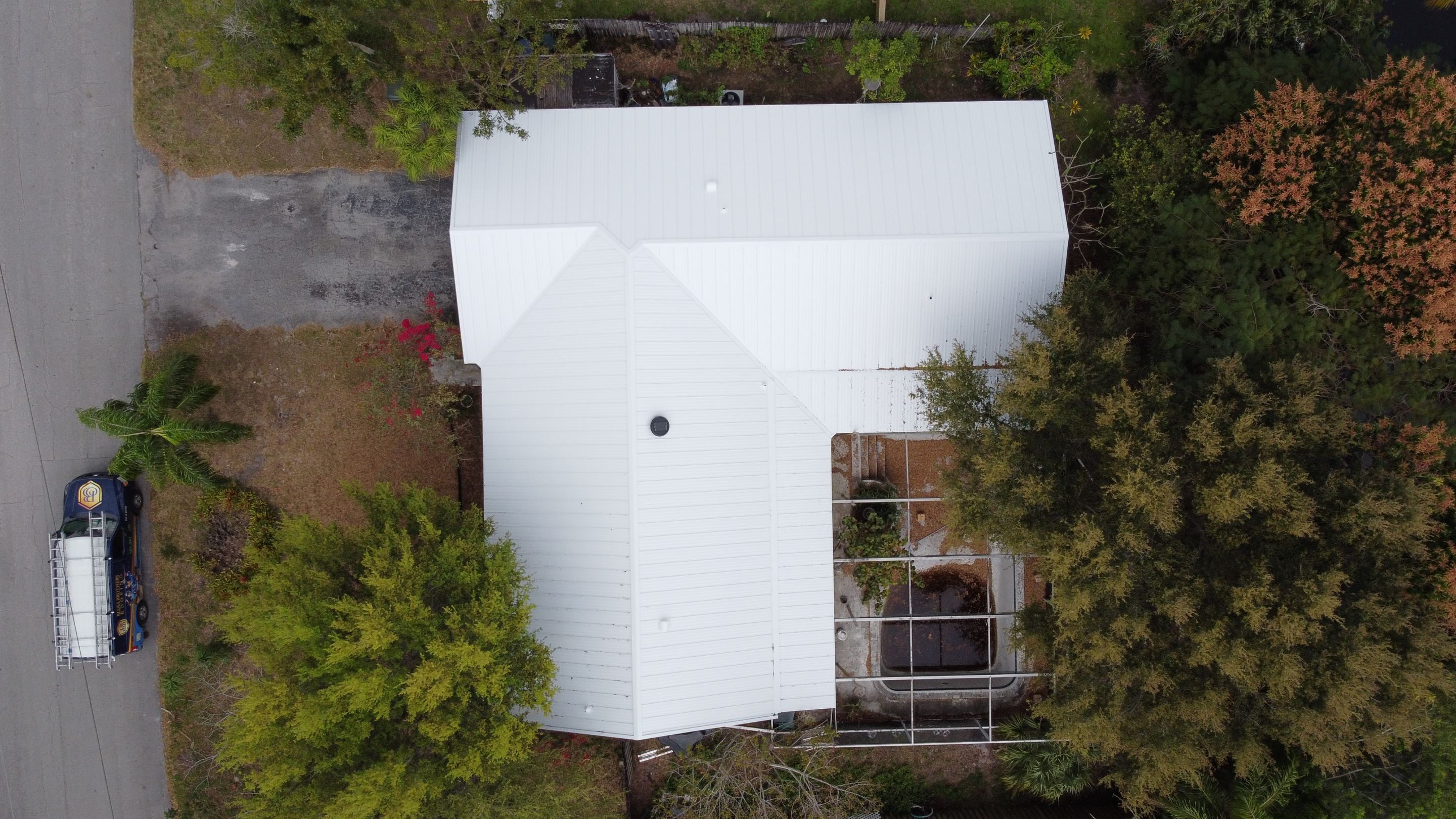 Residential Roofing Installation using 1" Nail strip metal roof by BLUES BROTHERS ROOFING