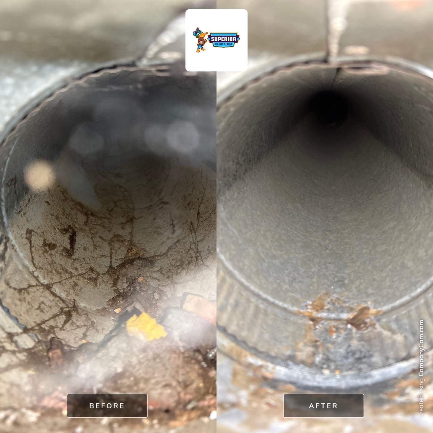 Air Duct Cleaning With a Vacuum Truck in Boardman, OH by Superior Air Duct Cleaning