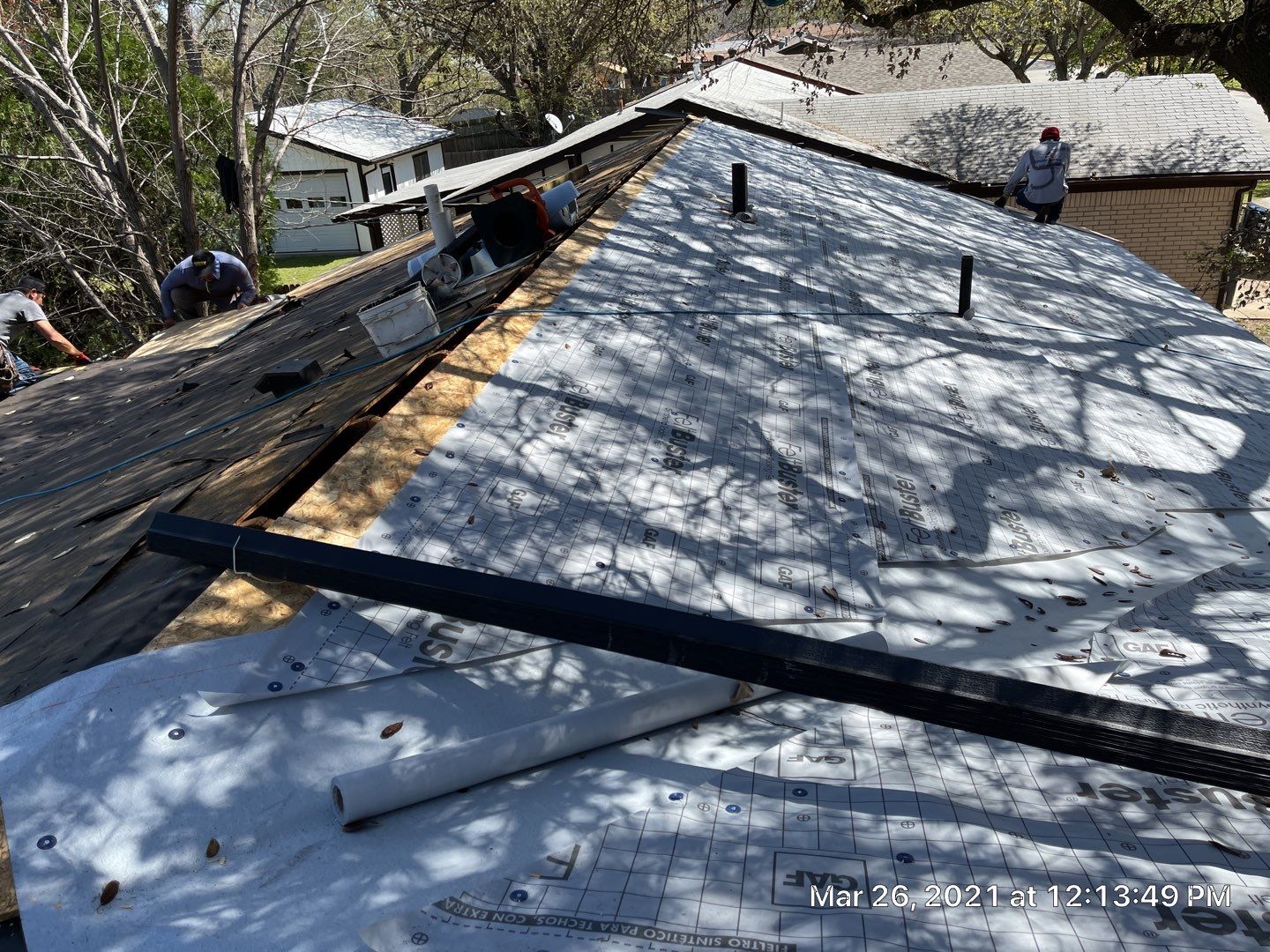 Historical Home needed a full decking and new roof by First United Roofing & Construction