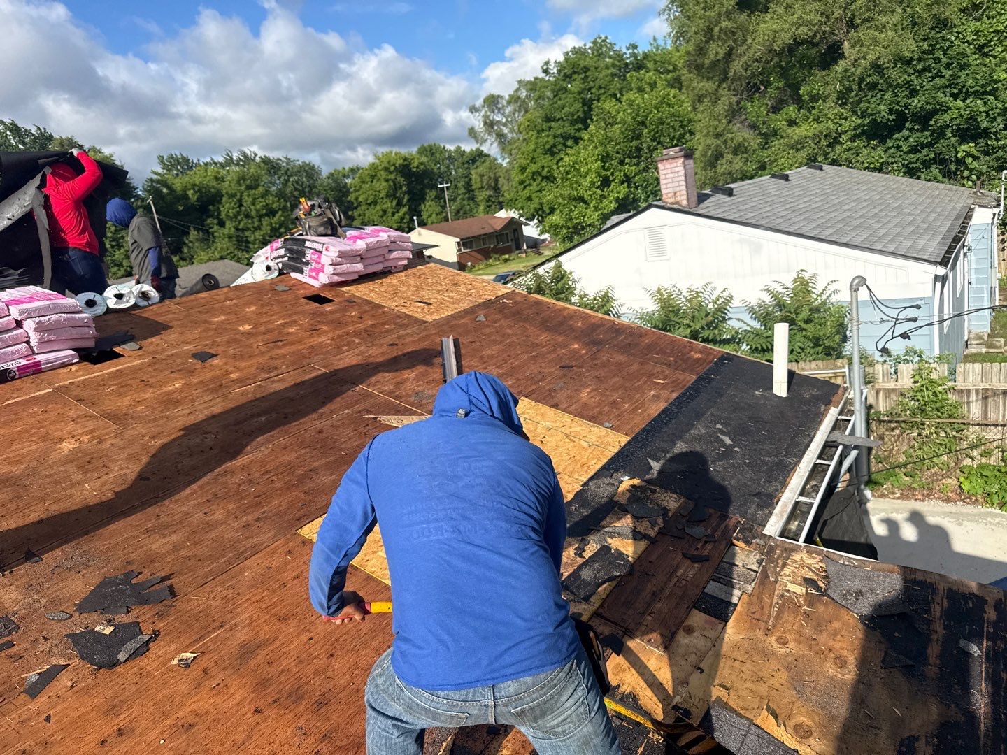 Roof Replacement using Owens Corning Tru Definitions by 180 Contractors