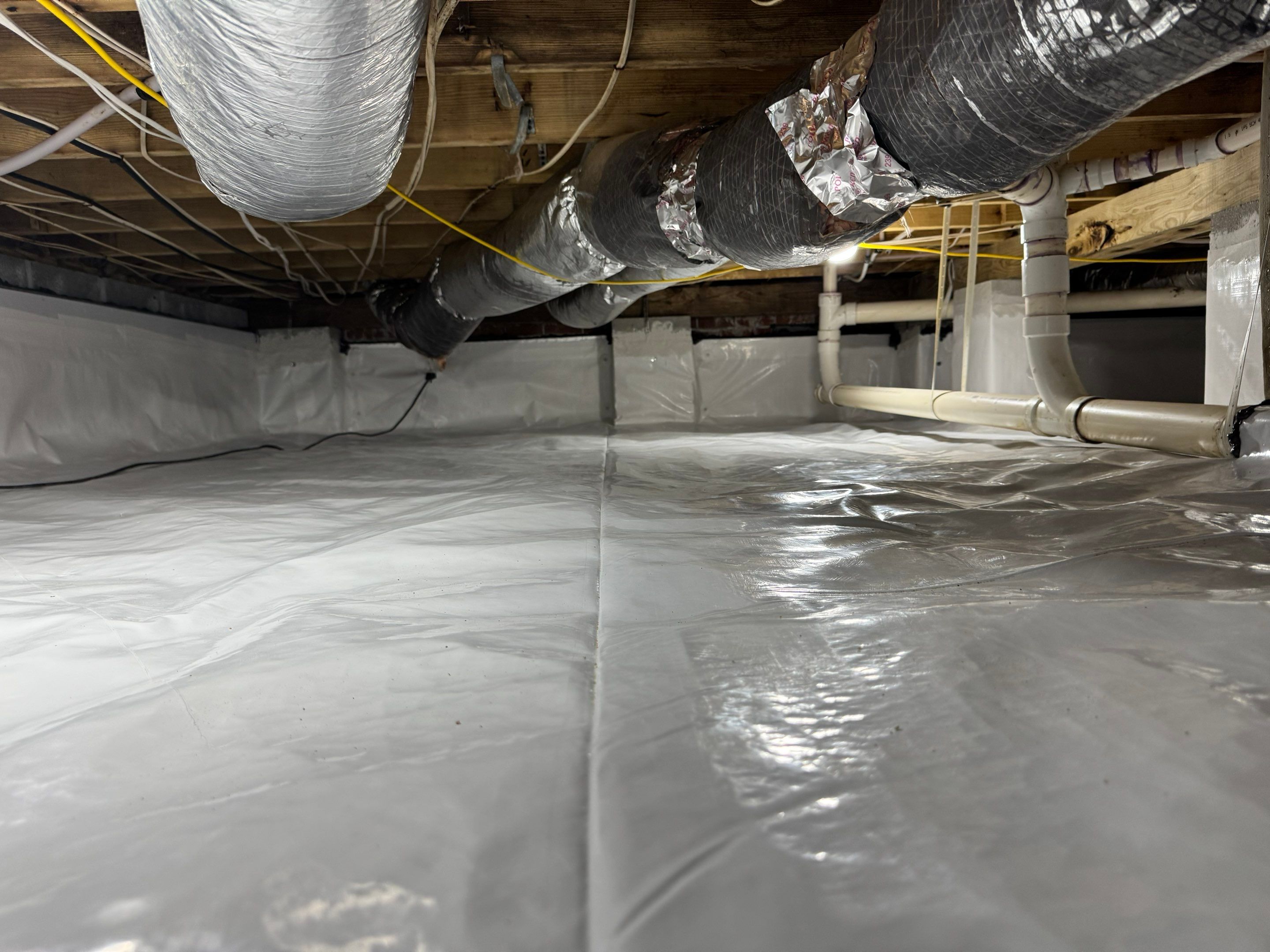 Project in Ivor by Patriot Crawl Space Repairs