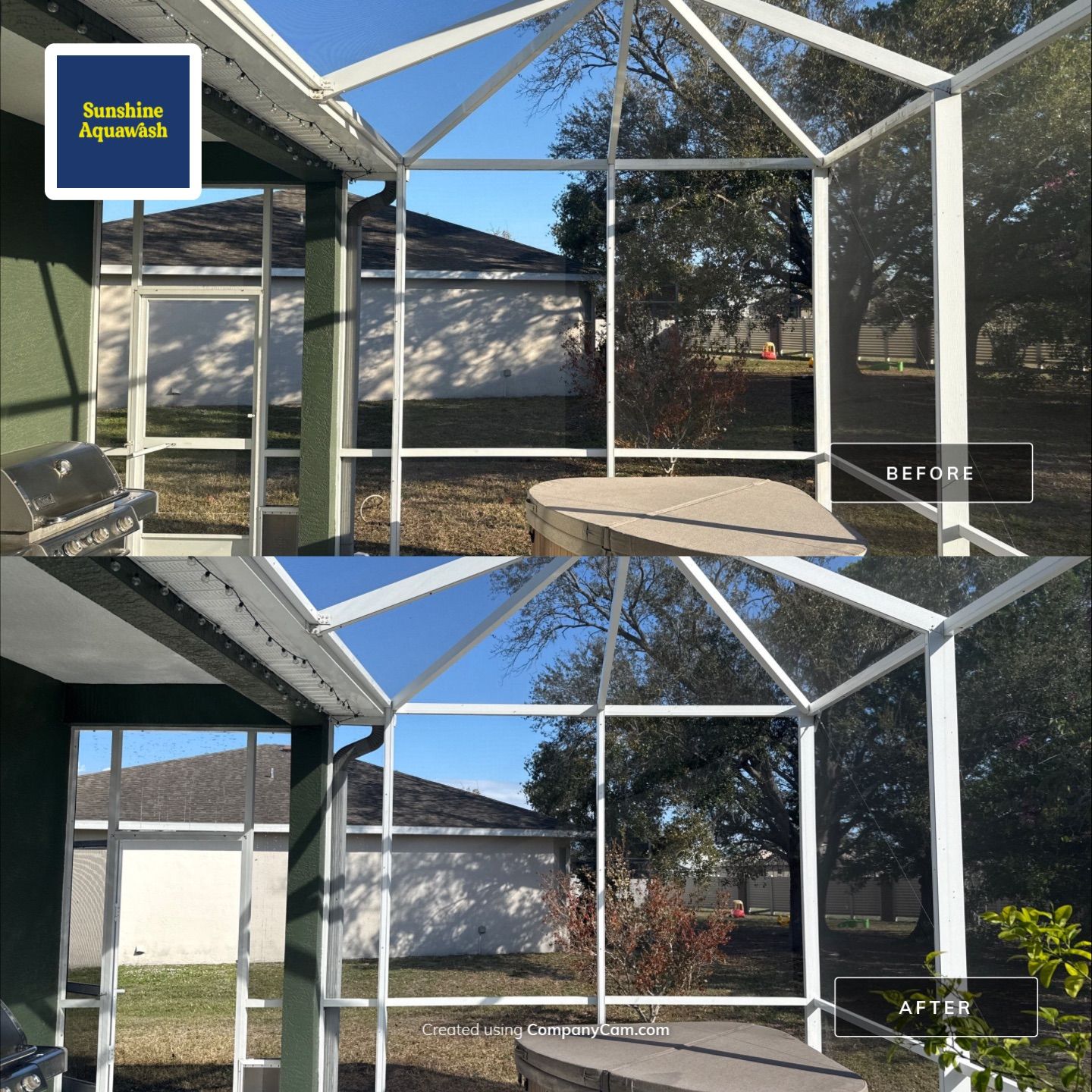 House Wash, Fascia Brightening & Patio Cleaning in Creekwood – Bradenton, FL by Sunshine AquaWash