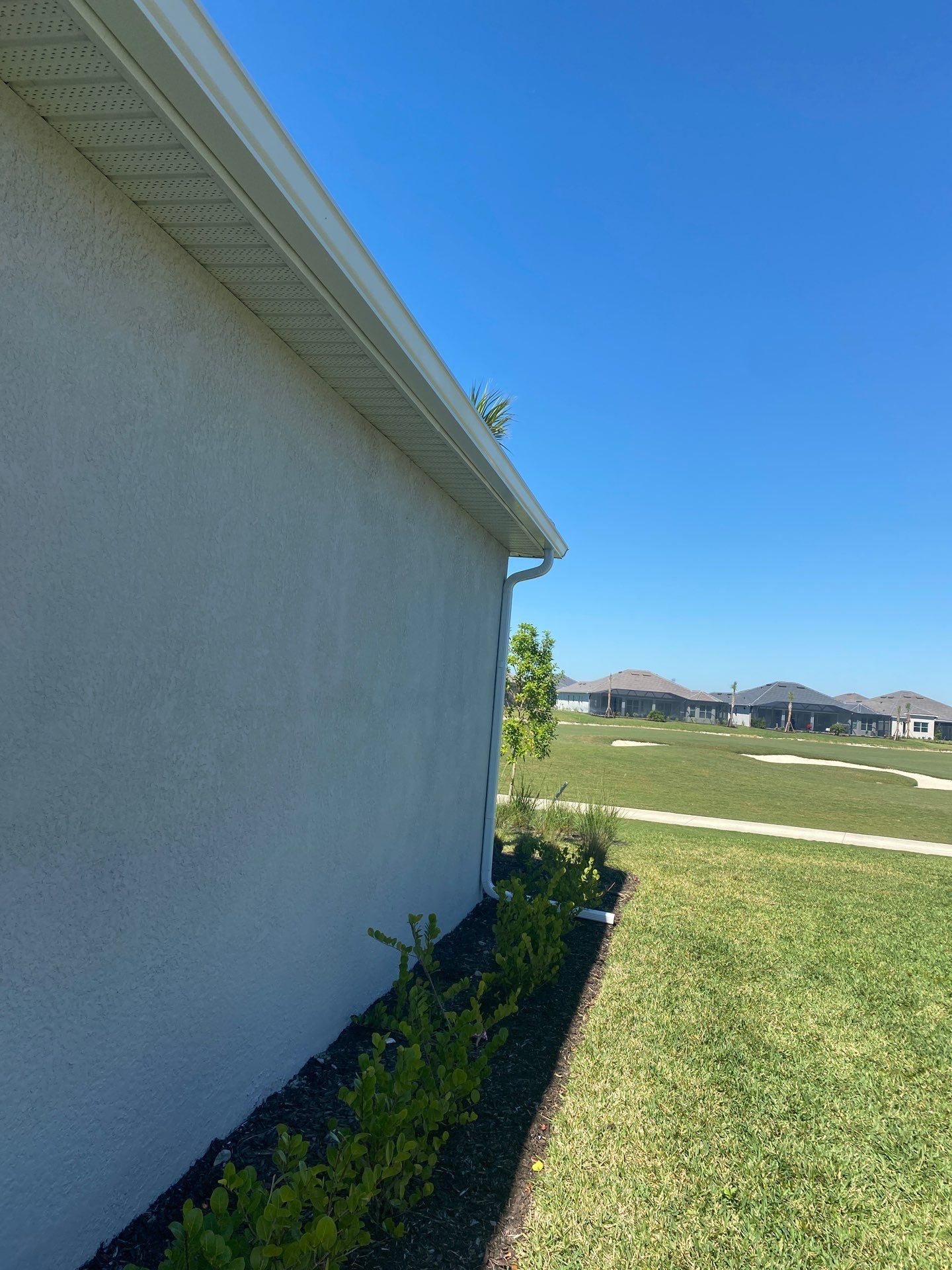 3x4 Elbow Gutter Installation in Punta Gorda FL by Gutter Professors