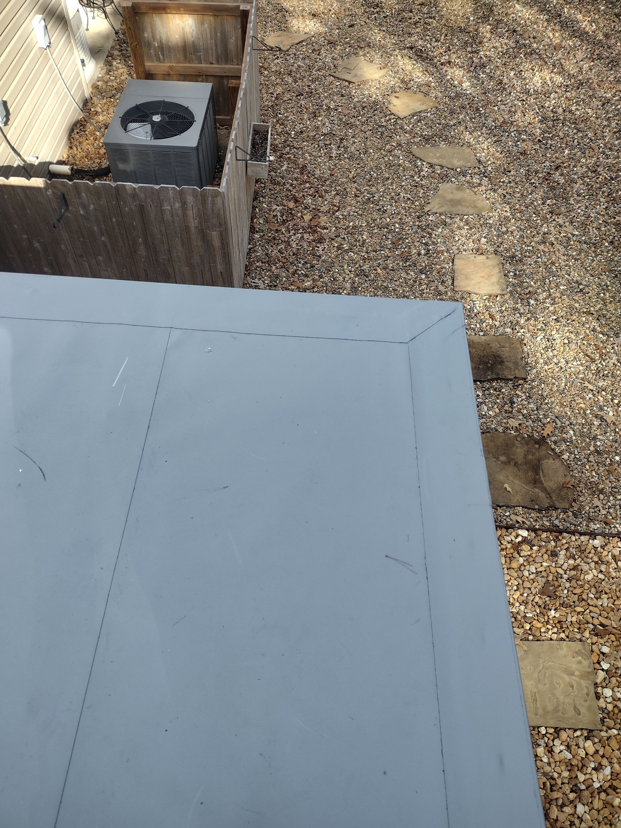 Residential Metal Roof Replacement using Reed's Metals: 26 GA. Standing Seam: Charcoal Grey by Hostetler Roofing