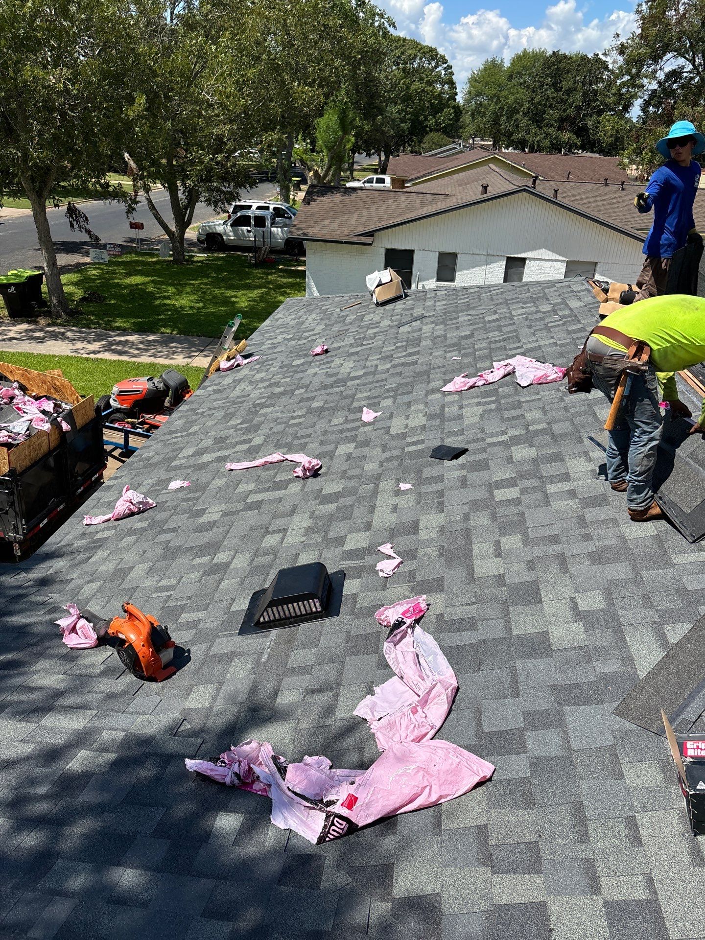 Residential Roofing Installation using Owen's Corning Duration (Lifetime) Shingles by Roof Repair Company
