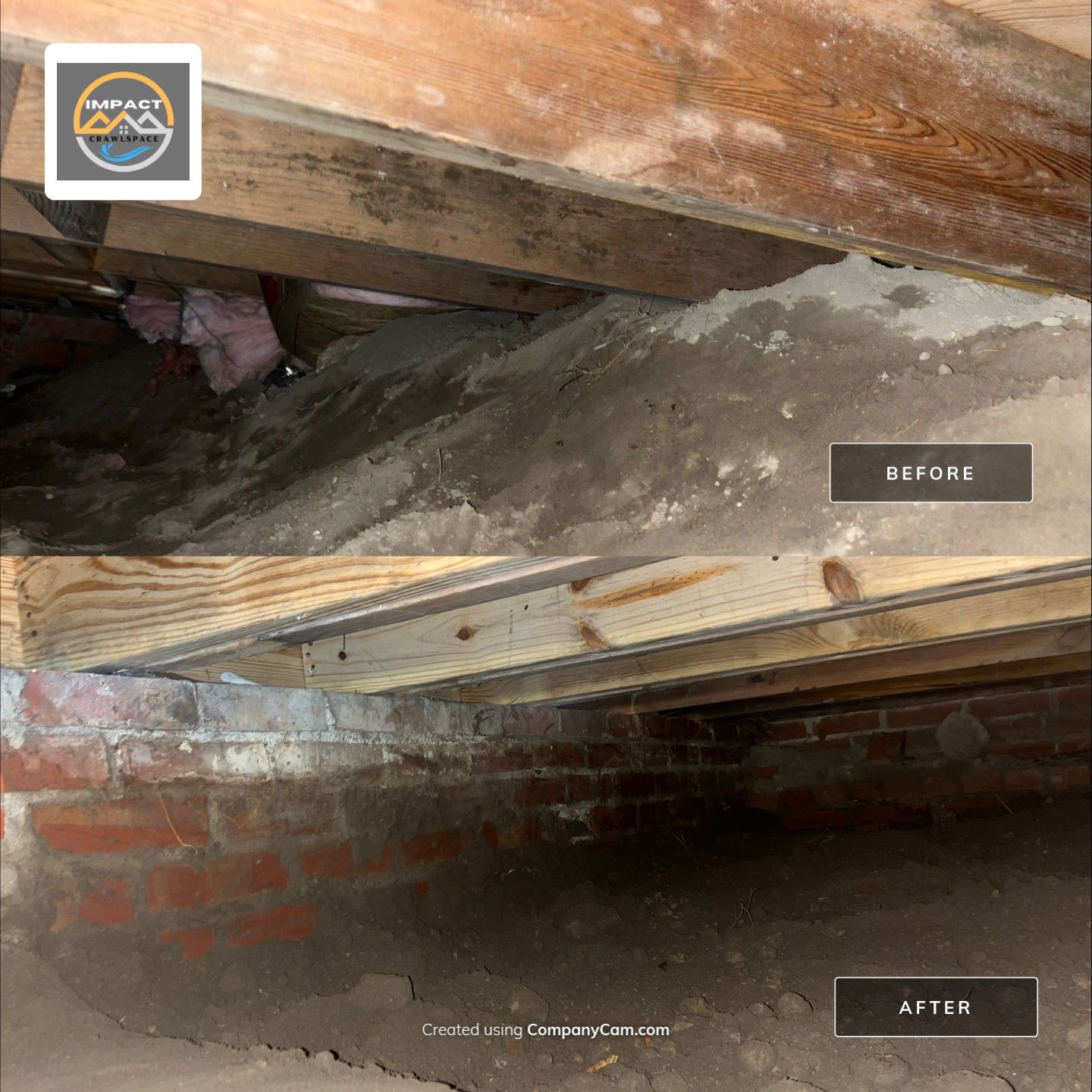 Sealed Crawlspace using Aprilaire E-70 Dehumidifier by Impact Crawlspace