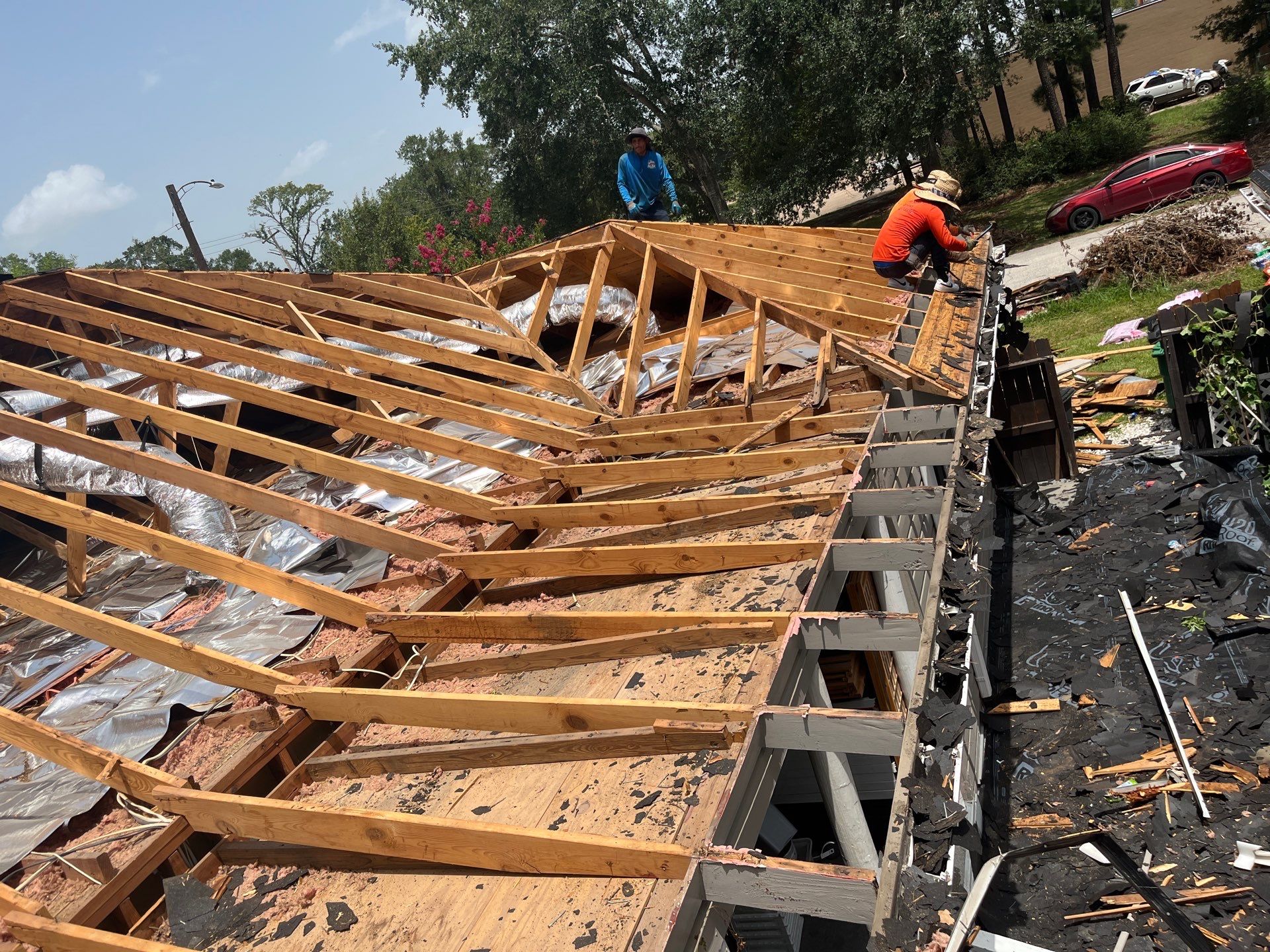 Residential Roofing Installation using Owen's Corning Duration (Lifetime) Shingles by Roof Repair Company
