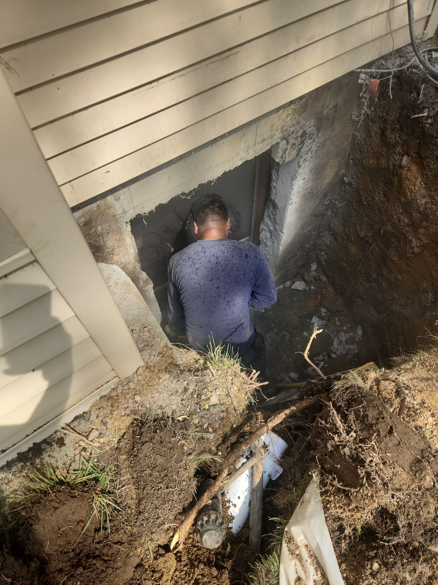Linnet Ct • Manhasset, NY 11030 by A.M. Shield Waterproofing, Corp.