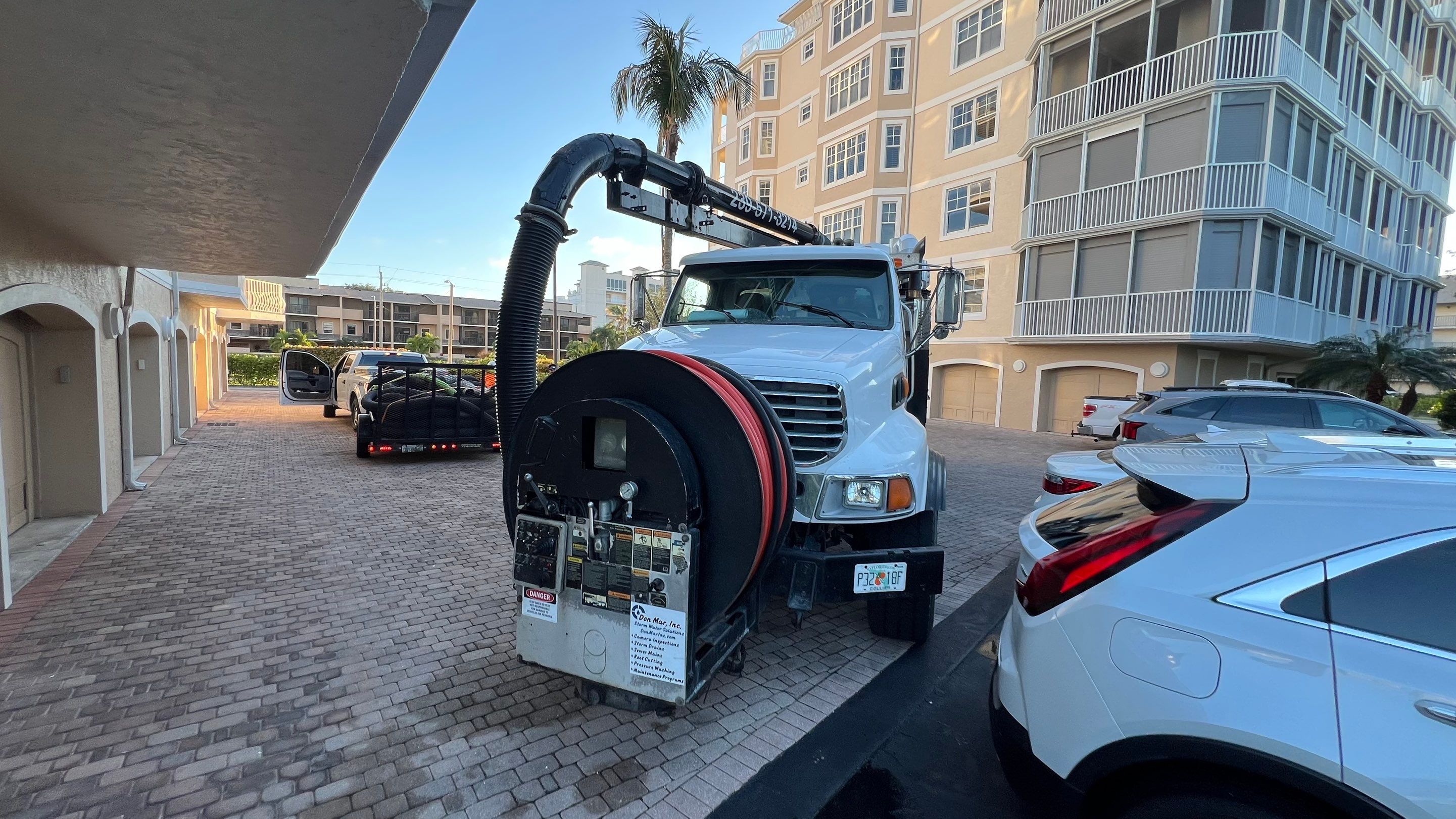 Condo Complex Stormwater System Maintenance by Don Mar, Inc. Storm Water Solutions