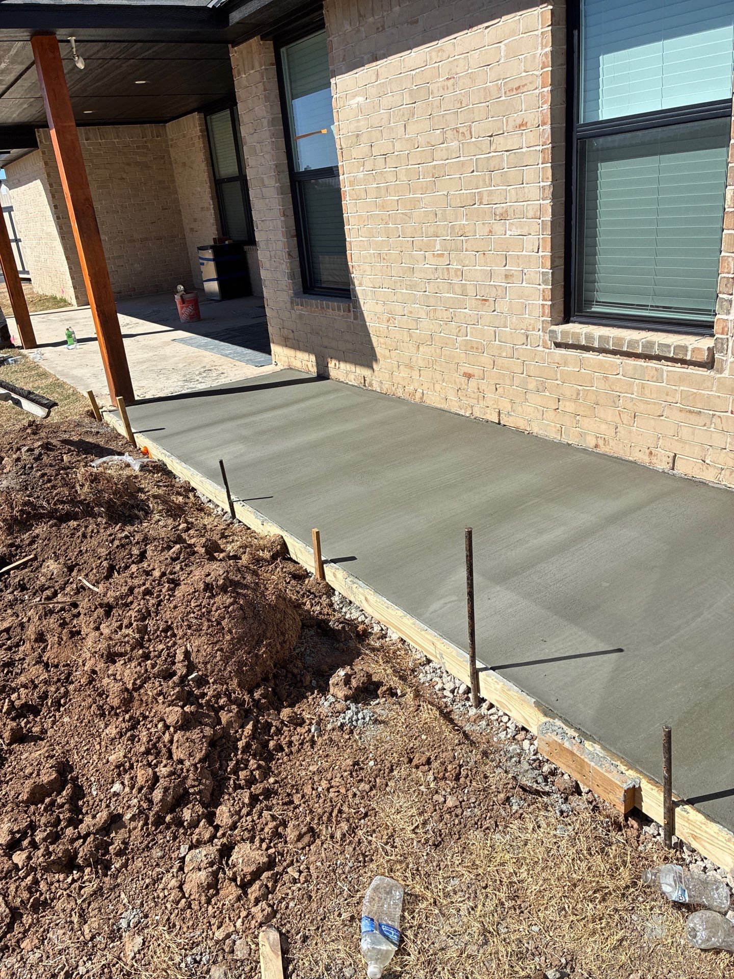 Concrete Sidewalk And Footer by Clays Services Inc