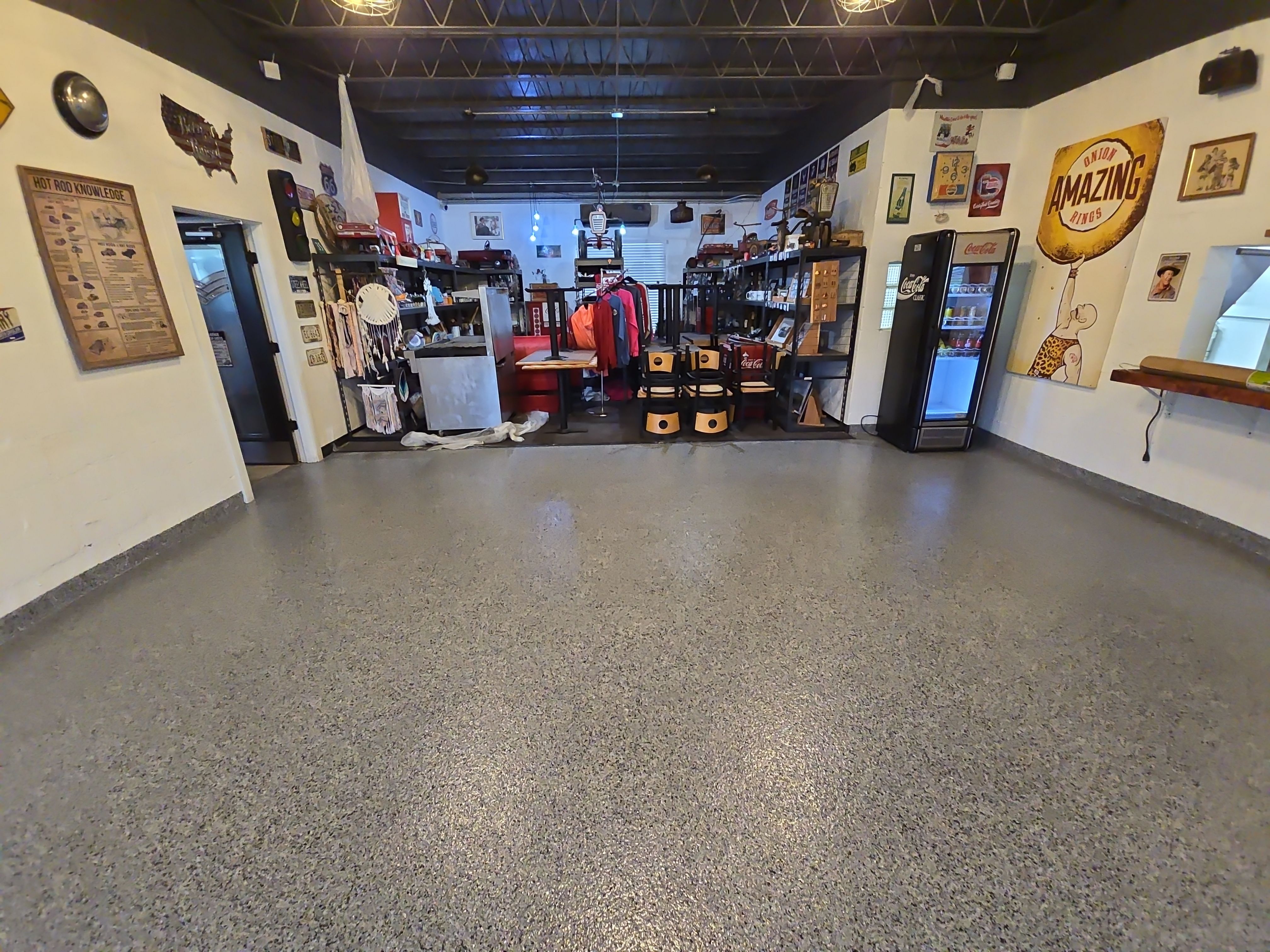 Check it out! Steelwheel Corner gets a new floor! by Elite Floor Solutions