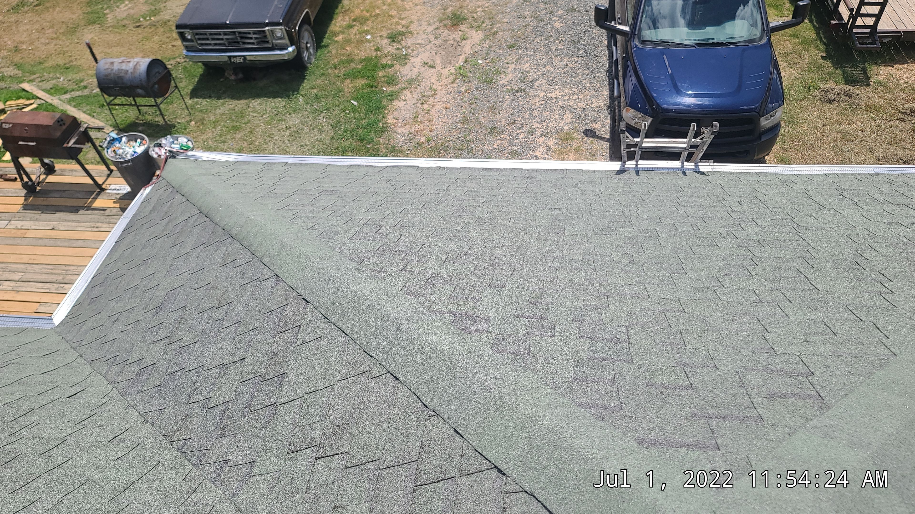 Residential Roofing Installation using Malarkey Highlander NEX by Hostetler Roofing
