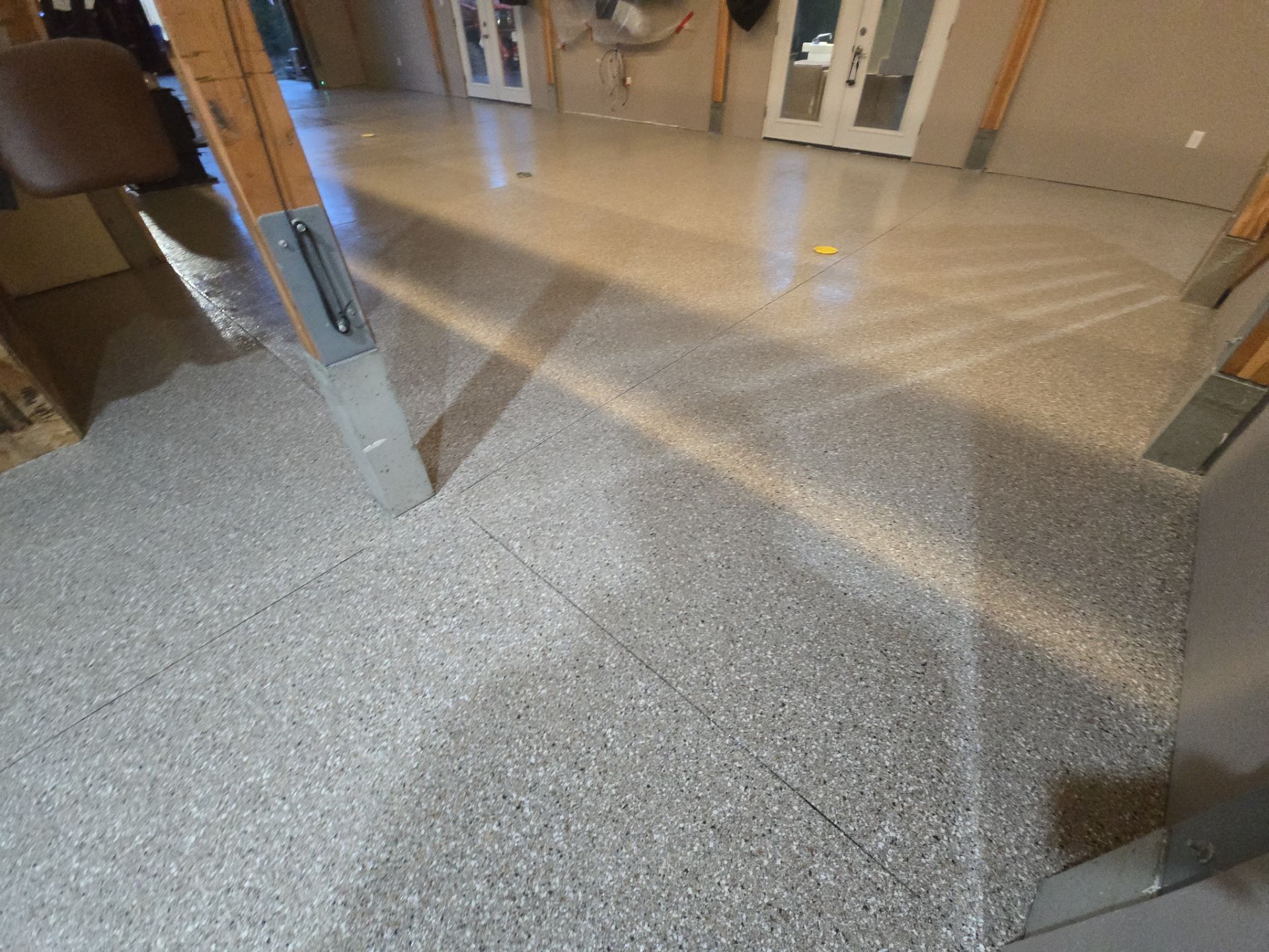 Indoor Space Transformation using Claystone Hybrid by Croc Coatings, LLC