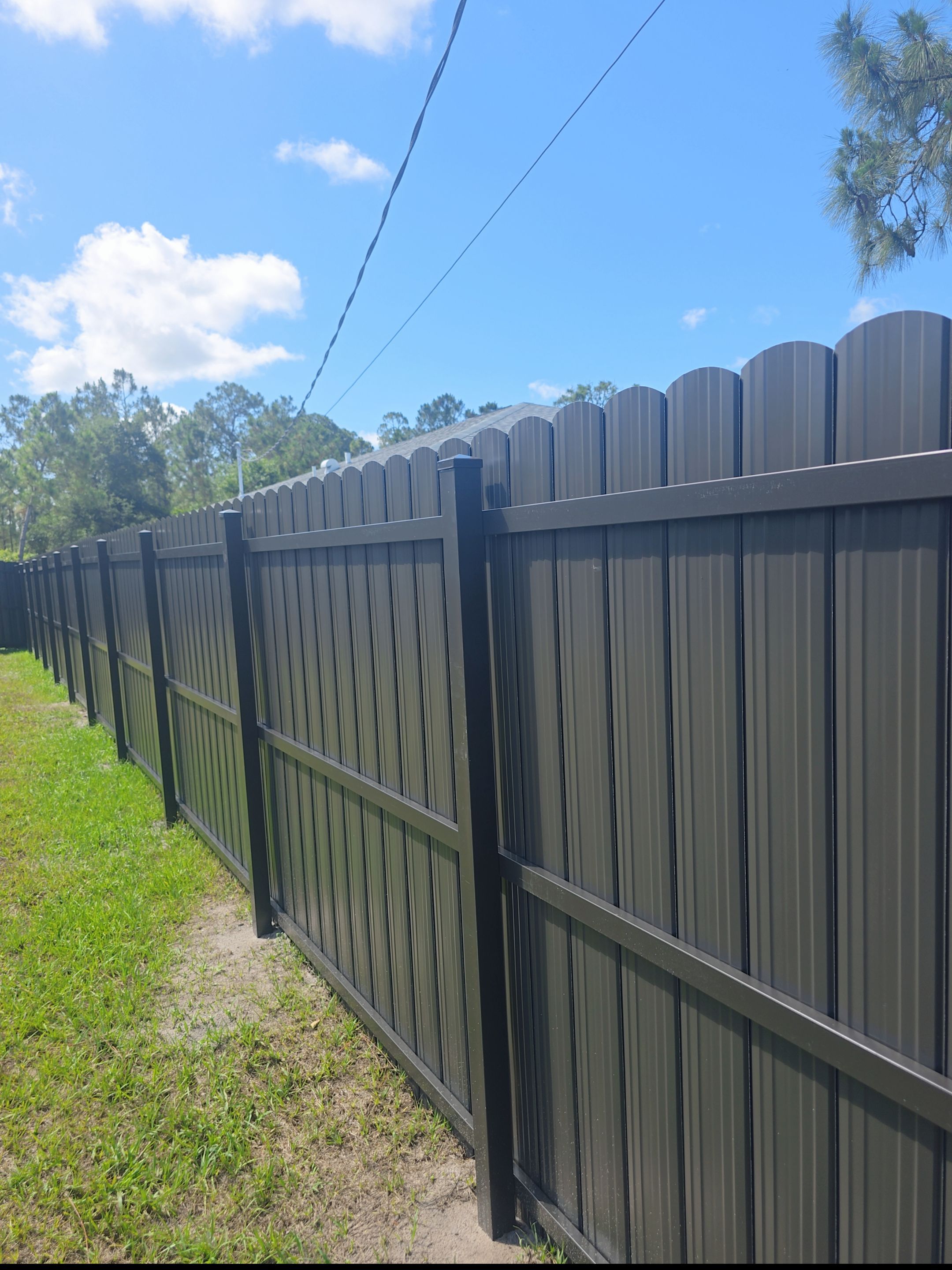 Bronze Metal Privacy in North Port by True Fence LLC