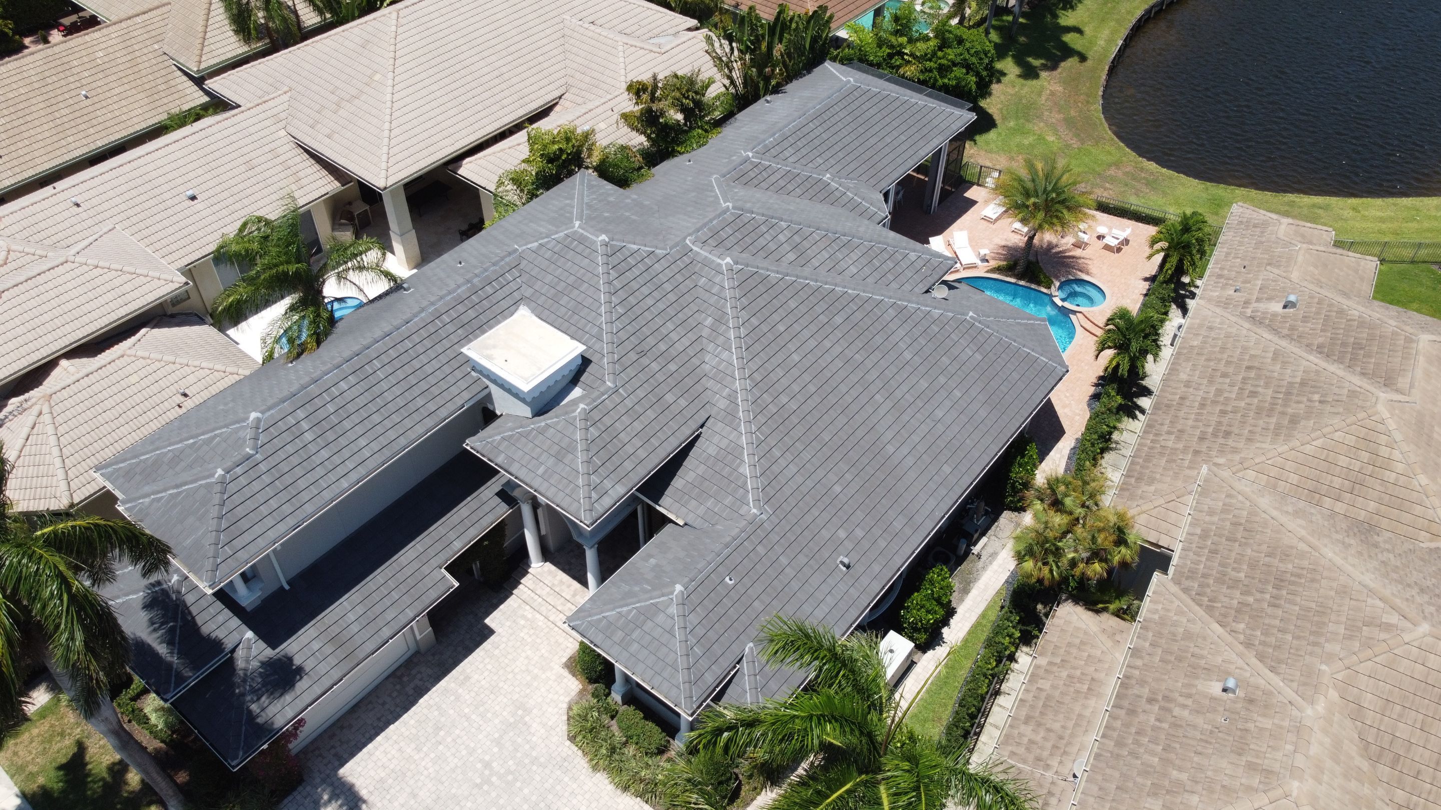 Residential Roofing Installation using Eagle Roofing Tile by BLUES BROTHERS ROOFING