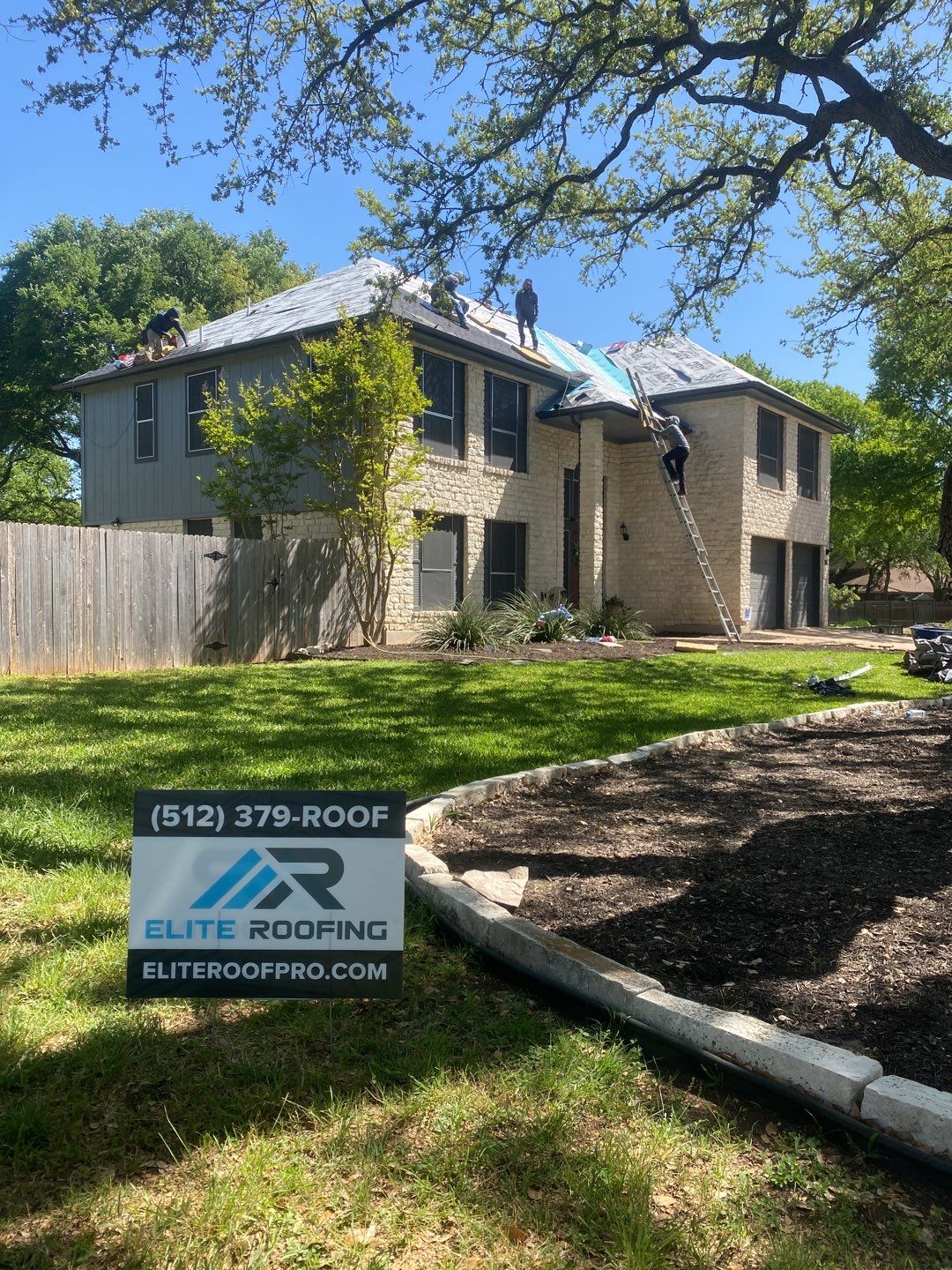 Residential Roof Replacement using GAF shingles in Austin Texas by Elite Roofing LLC