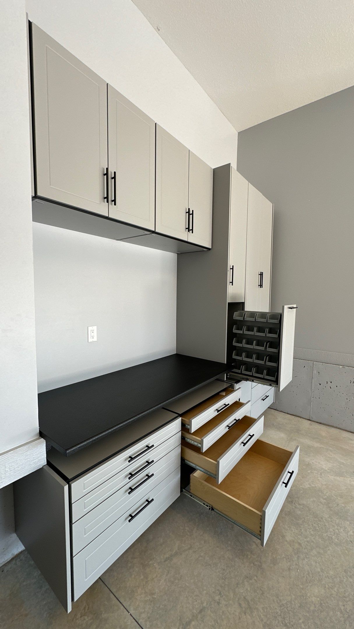 Tom S. made storage a priority in his garage  by Banner Garage