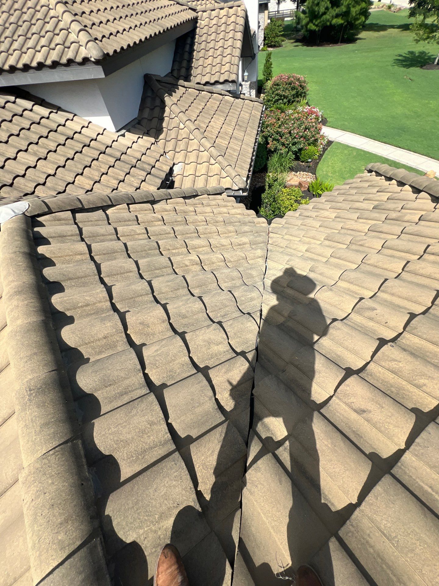 Residential Roofing Repair using tile by Roof Repair Company