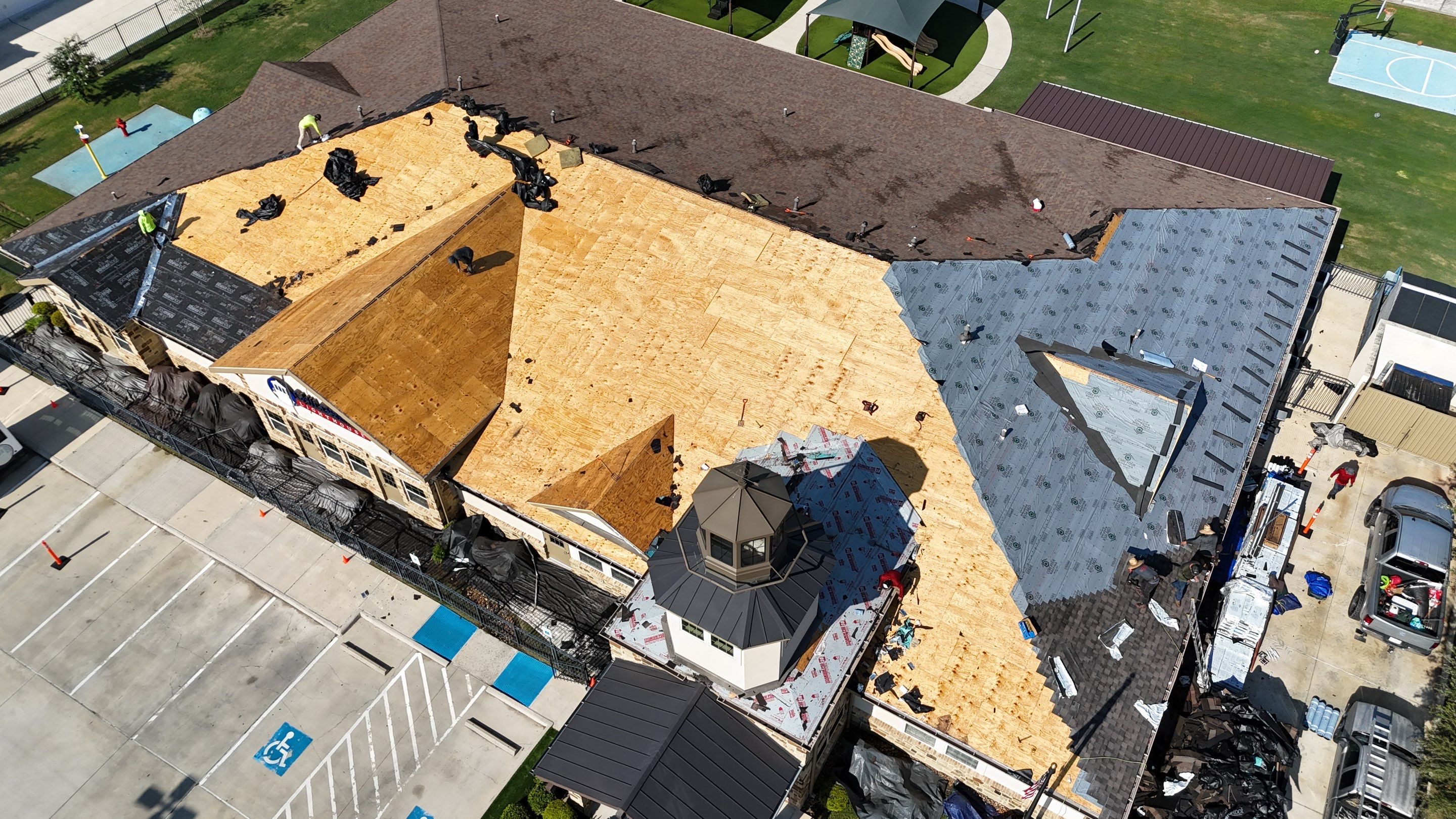 Roof Replacement on a Daycare! by Core Four Roofing