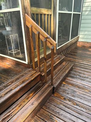 Deck using Wood Sealant