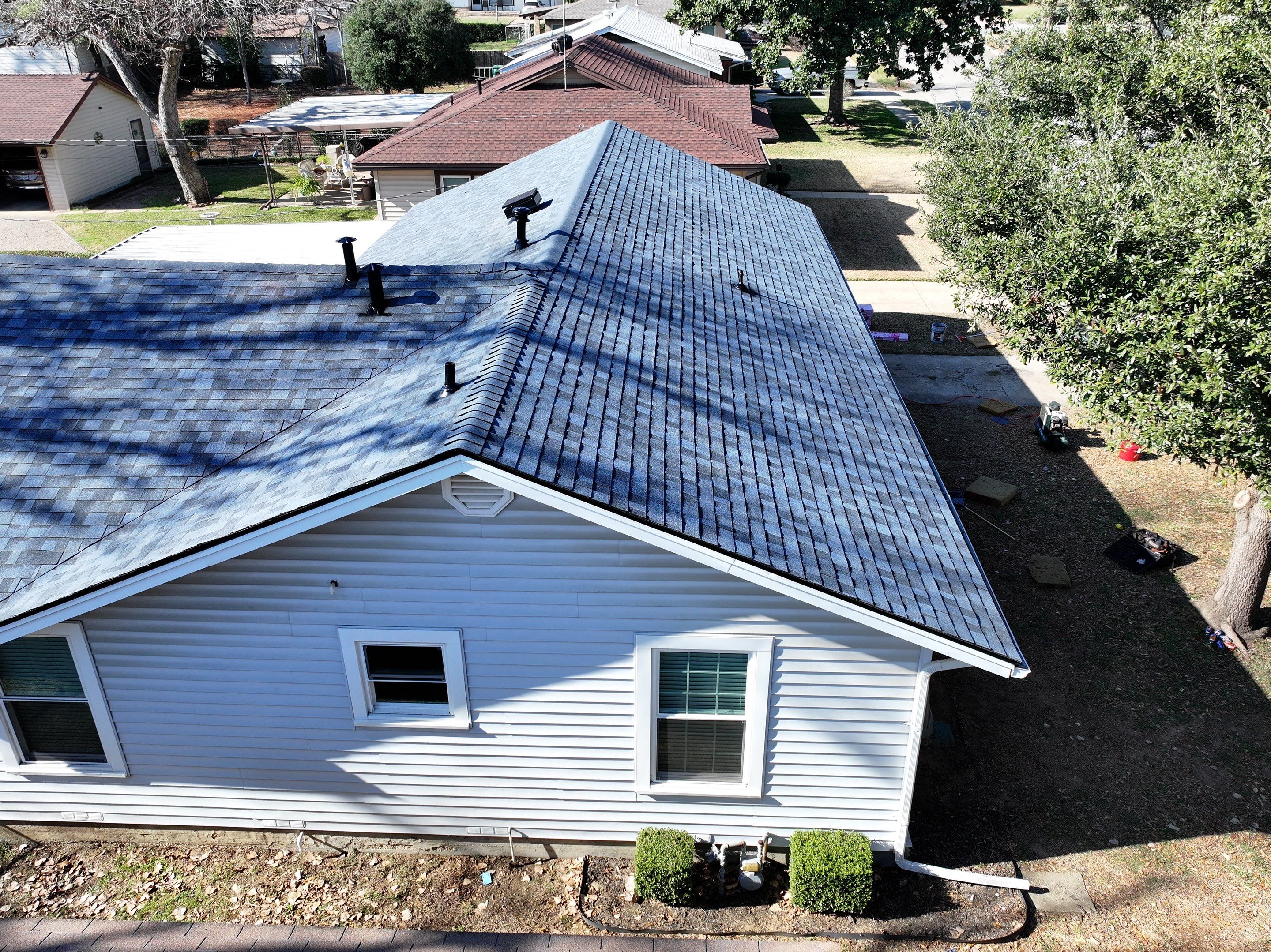 Owens Corning Duration Harbor blue, New Decking!!! by Becker Roofing and Exteriors