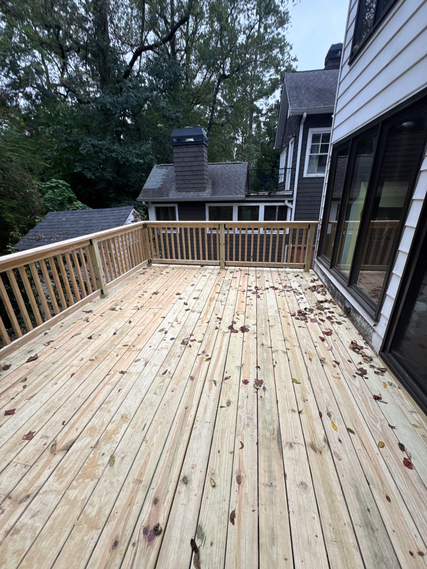 Pressure Treated Pine Deck Build in Atlanta, GA by Nelson Exteriors