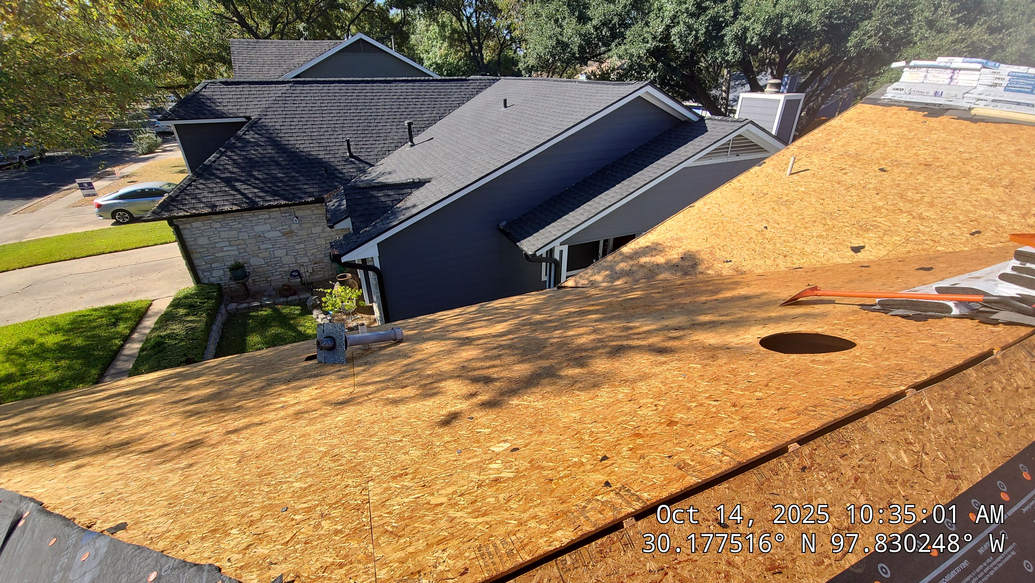 Residential Roof Replacement and Decking Repair in Austin by Caliber Restoration LLC