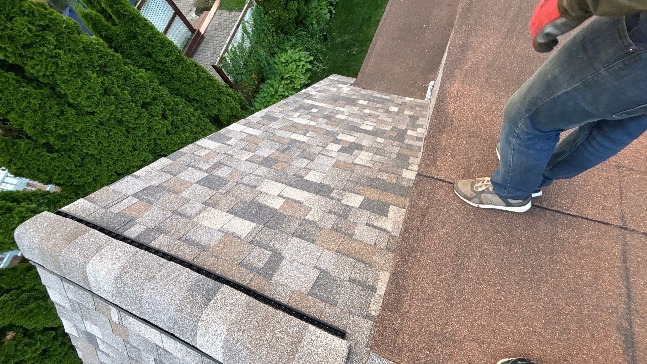 Roof Replacement using Owens Corning Sand Dune by 180 Contractors