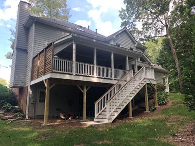 Elevated Wood Deck and Screened-In Porch Addition in Roswell
