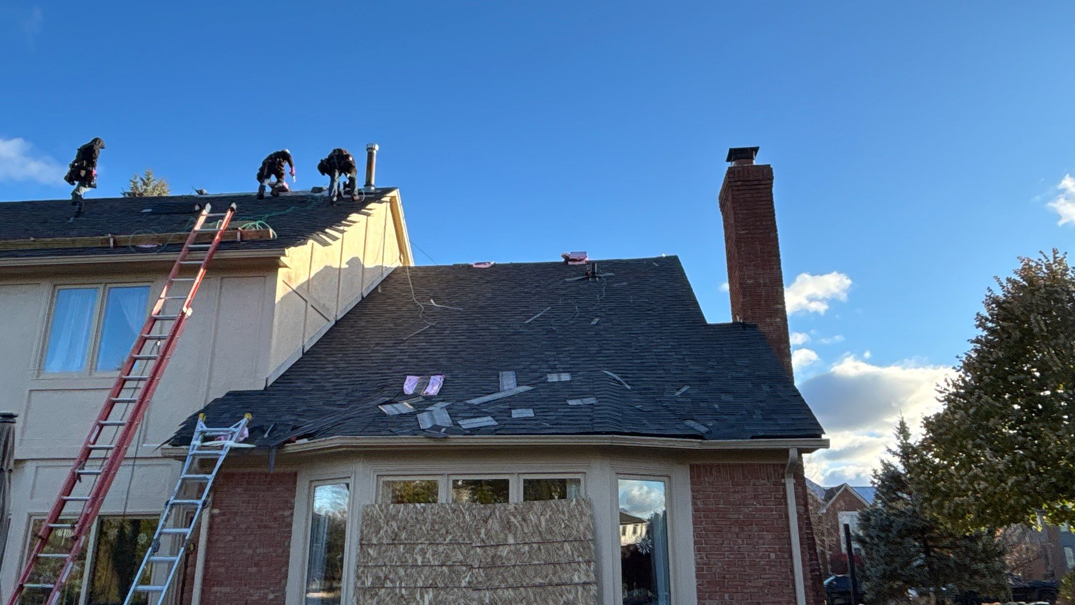 Roof Replacement using Owens Corning Williamsburg Grey by 180 Contractors