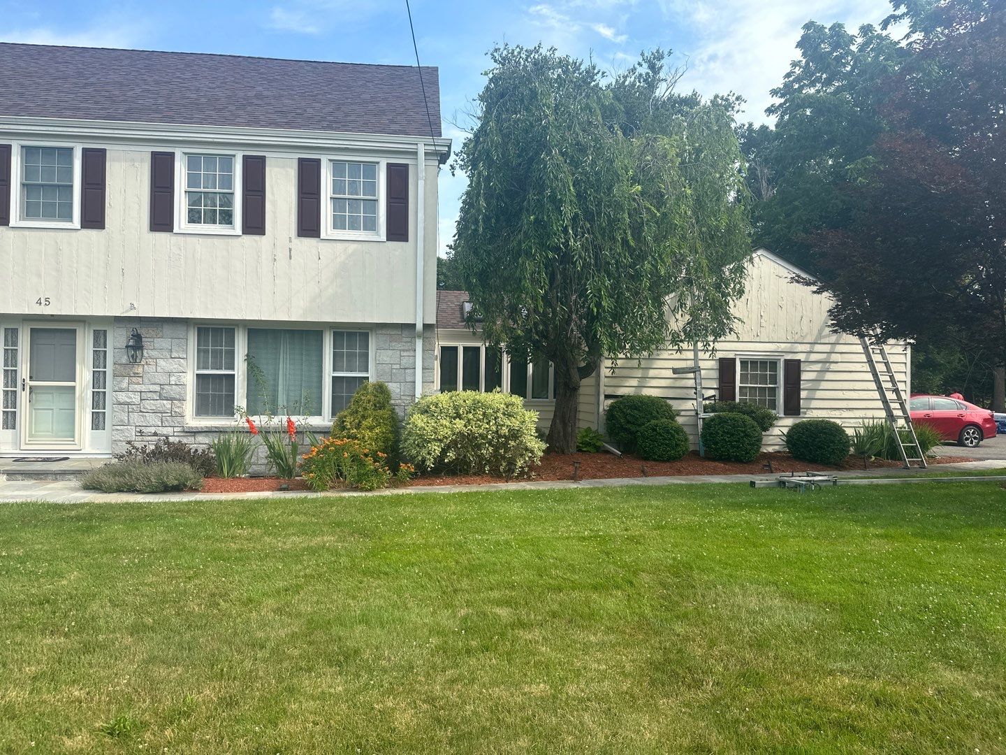 Siding Installation using Hardie Plank Artic white by A Plus Exterior