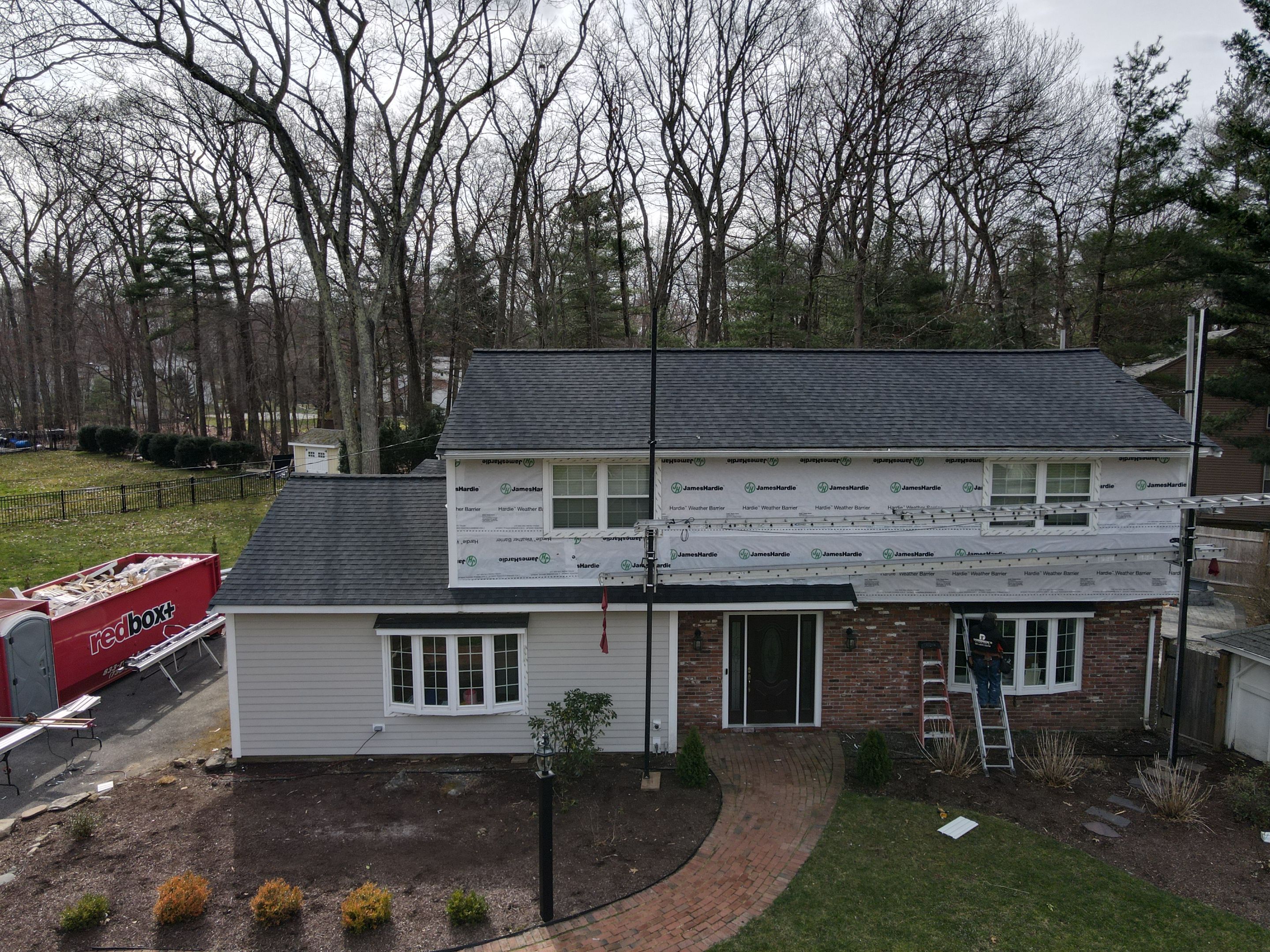 Jmaes Hardie in Medway, MA by UBrothers Construction