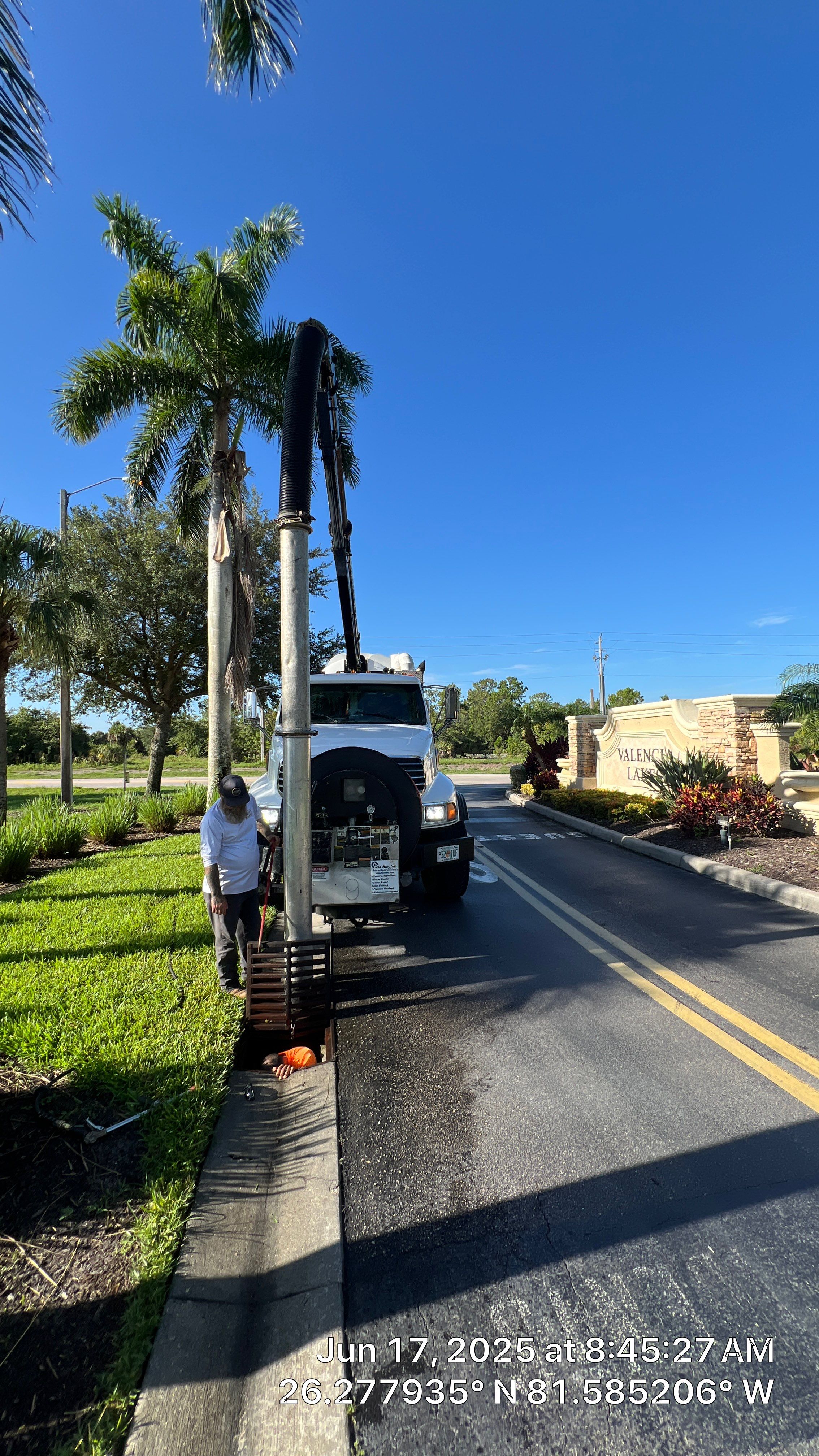 Naples Association Stormwater System Cleaning by APS Power & Water
