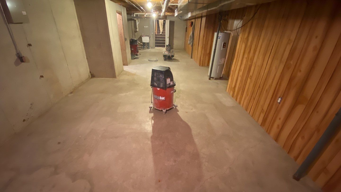 Basement Floor Color is Domino by Your1DayFloor.com
