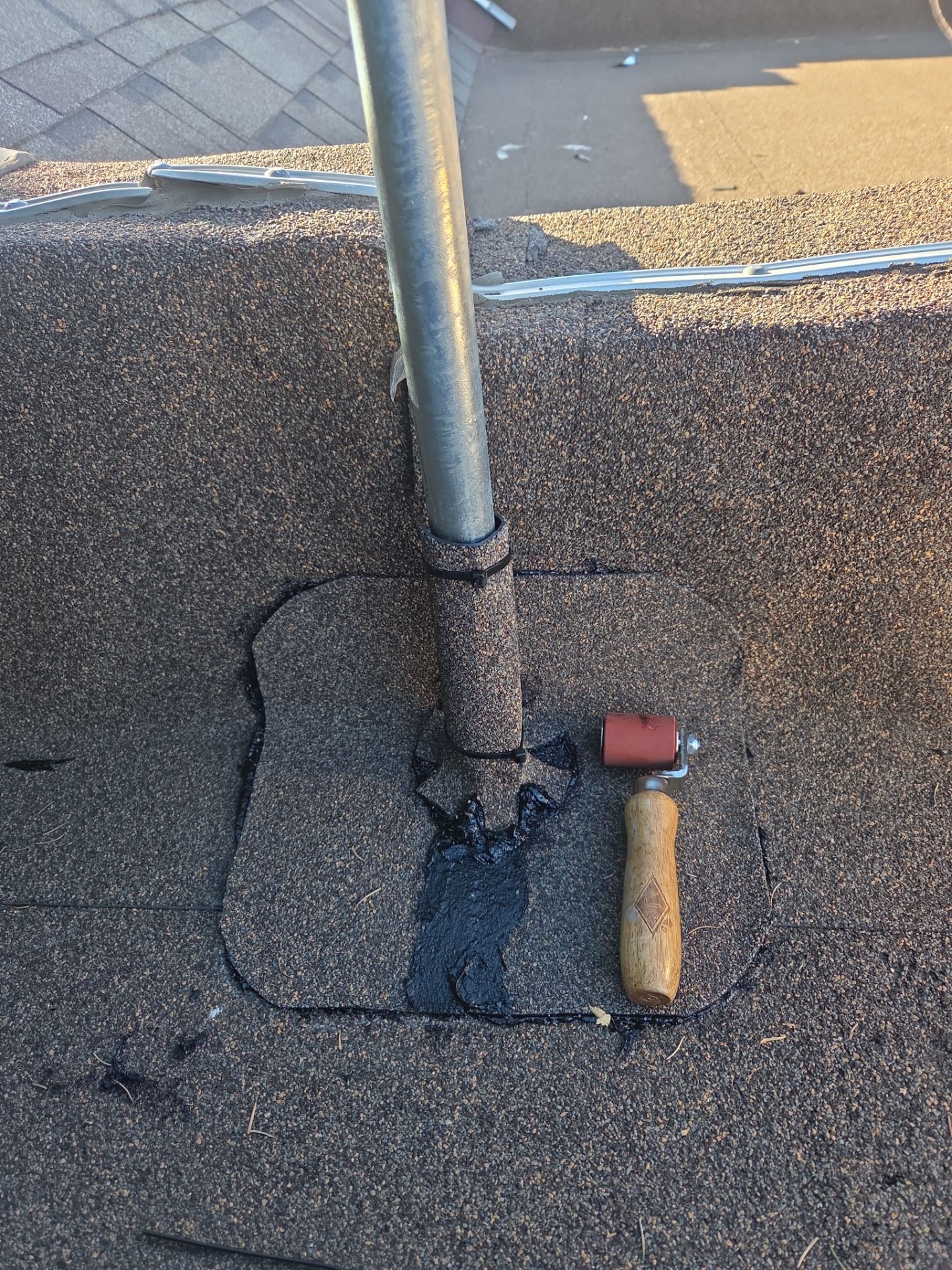 Flat Roof Repair by RTP Roofing Company