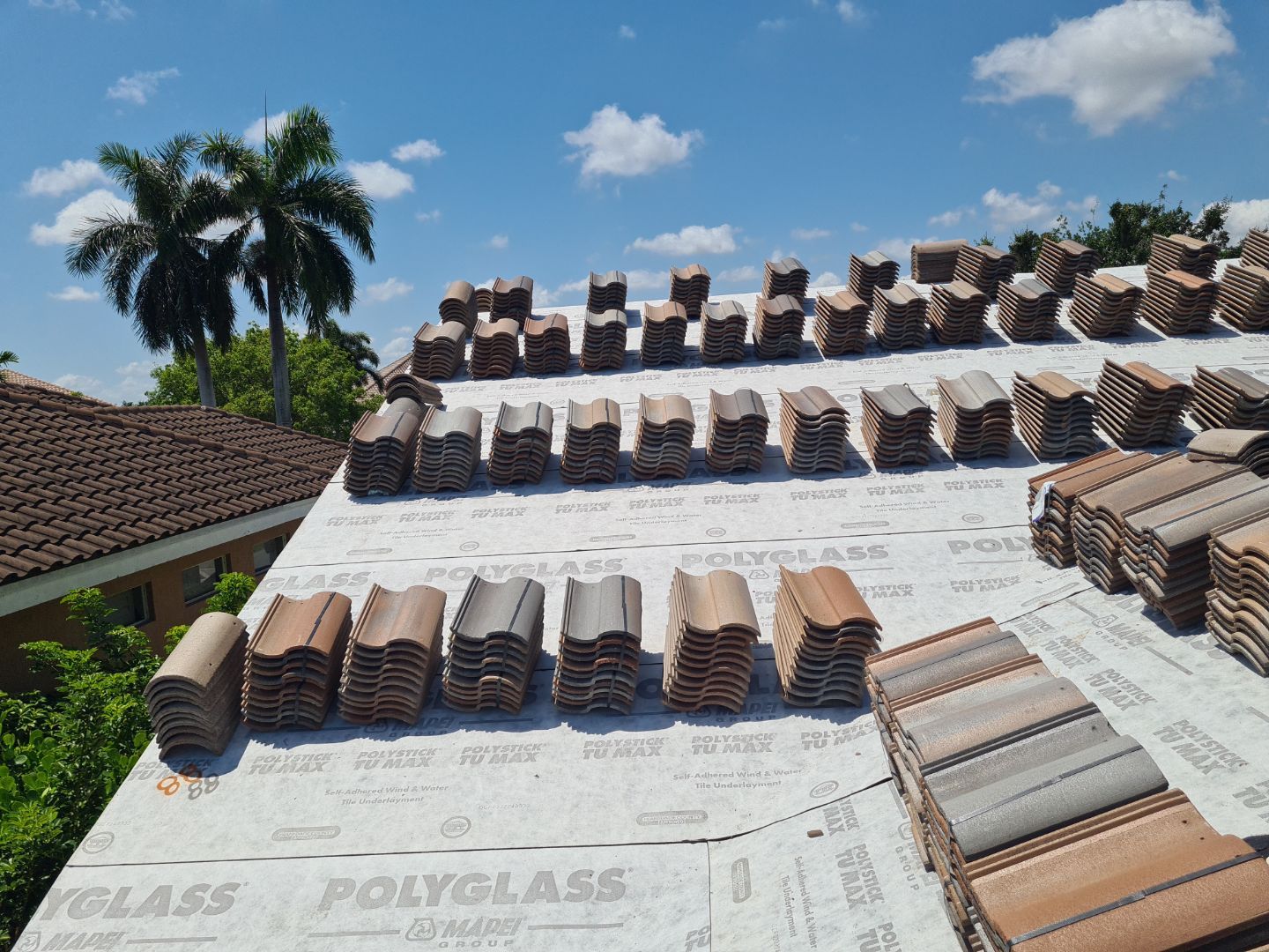 Residential Roofing Installation using Eagle Roofing Tile by BLUES BROTHERS ROOFING