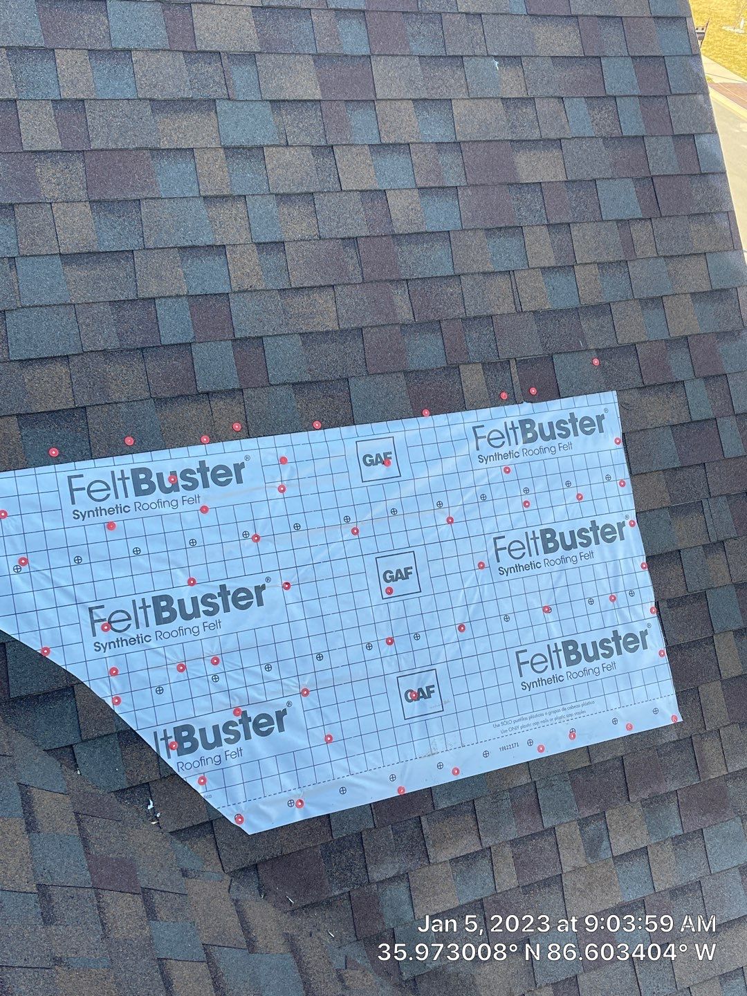 Roof replacement paid for by USAA - Duration shingles in Teak by Undersun Roofing 
