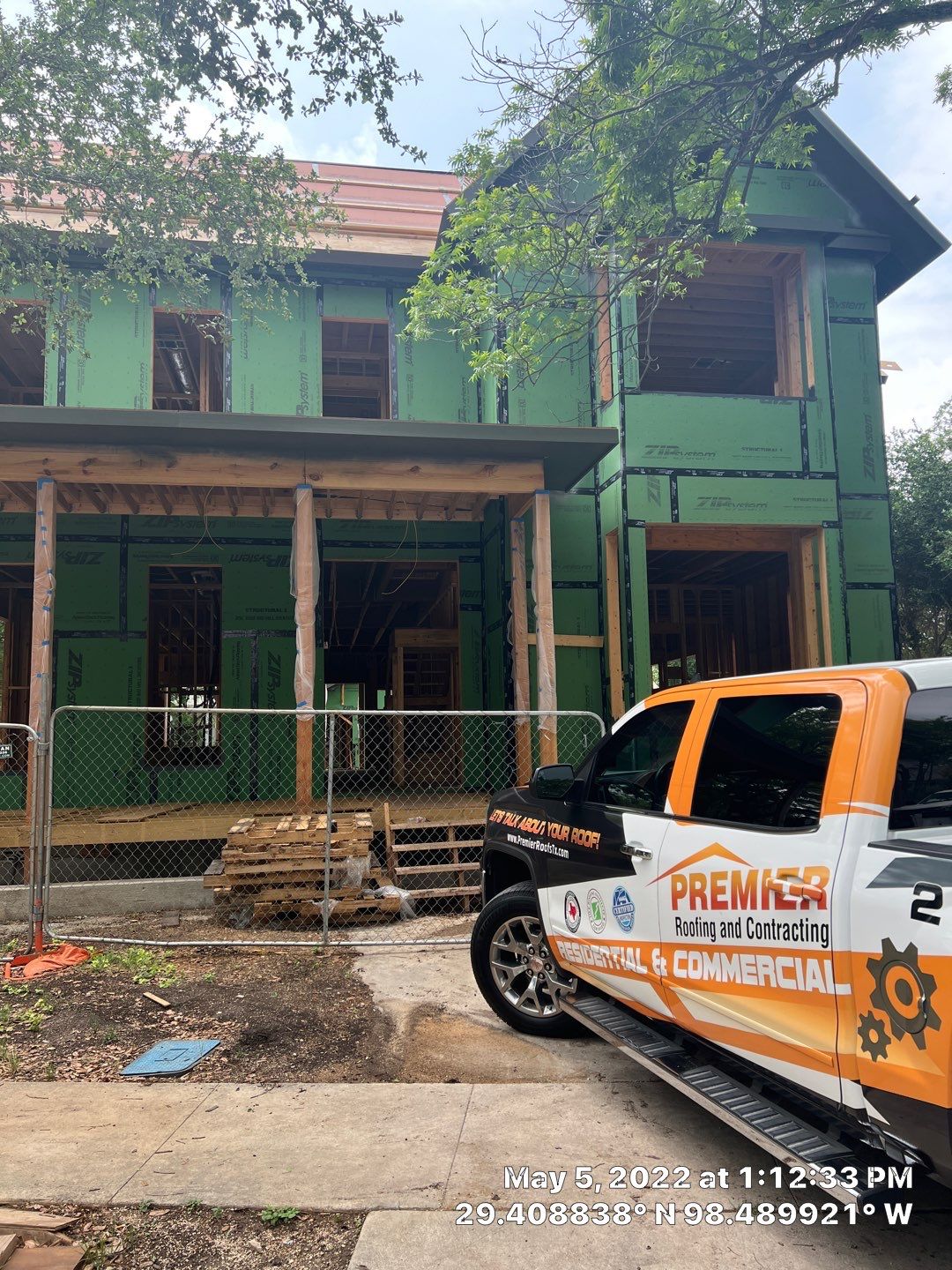 Residential Metal Roof Installation using McElroy Metal by Premier Roofing and Contracting