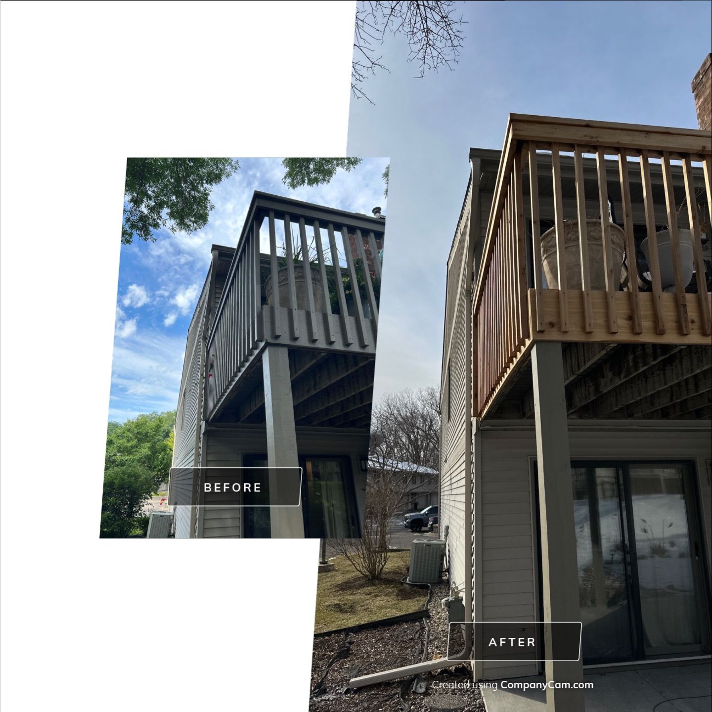 Railing Replacement - Edina, MN by Gassen Construction and Maintenance
