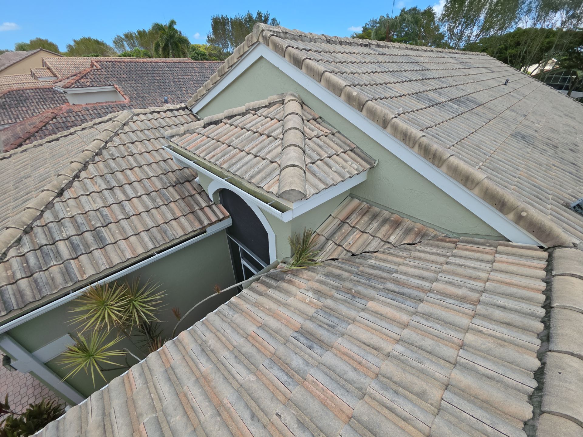Tile Roof Replacement and Sheathing Repair in Boynton Beach by Aastro Roofing