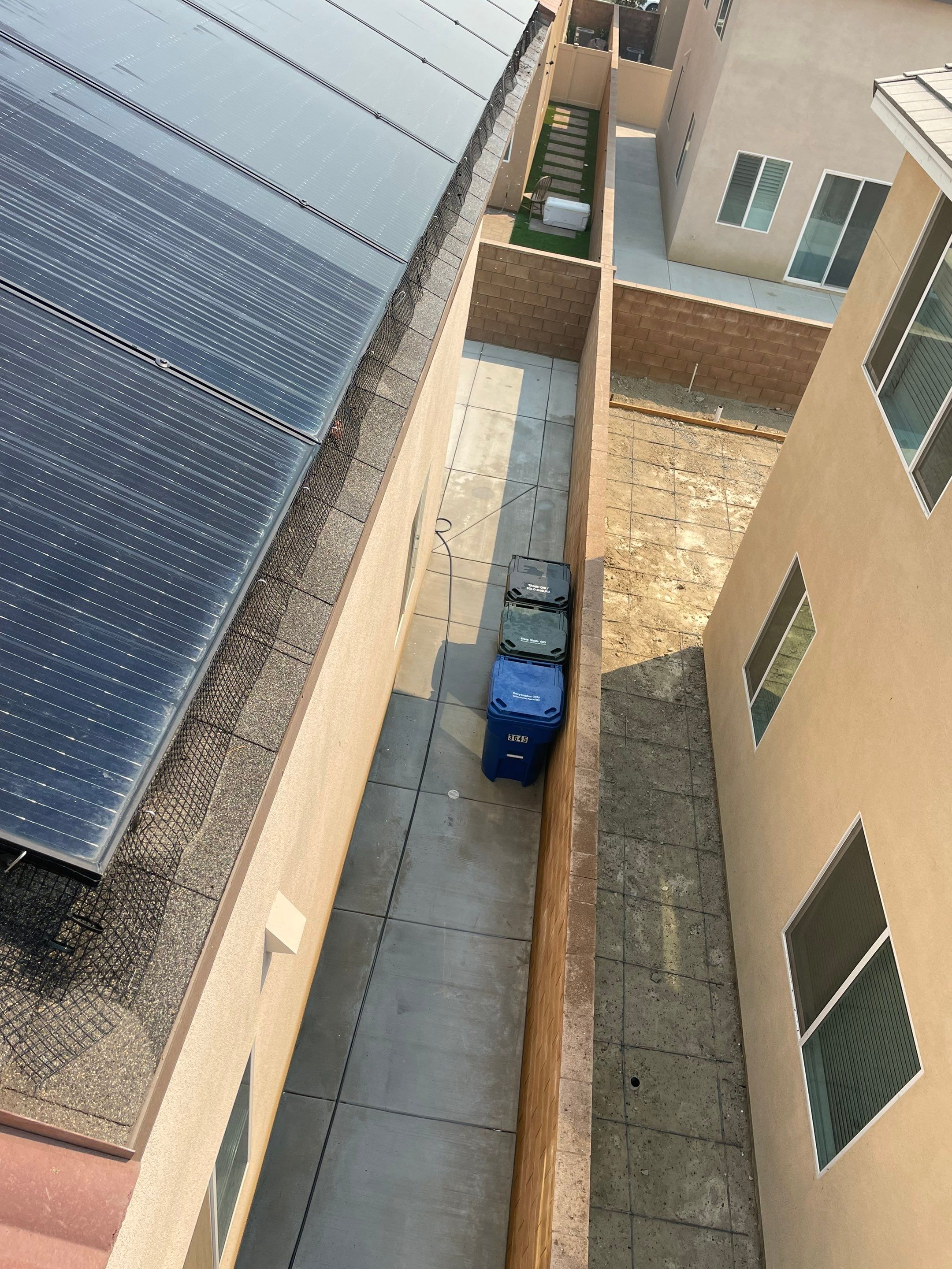 Solar Panel Bird Proofing in Ontario Ca by Palm Coast Solar Cleaning