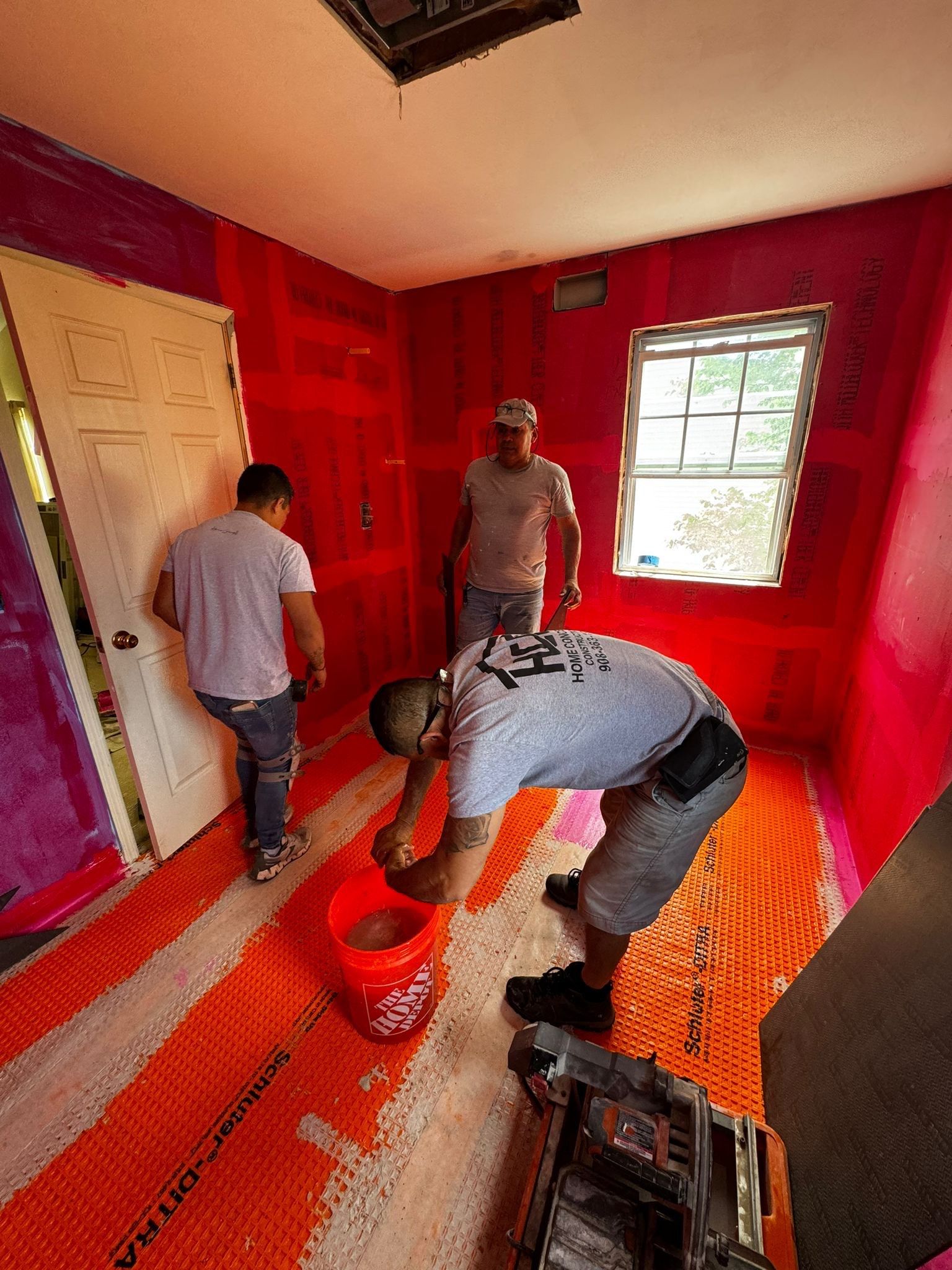 Bathroom Remodel using Tile by Home Concepts Construction