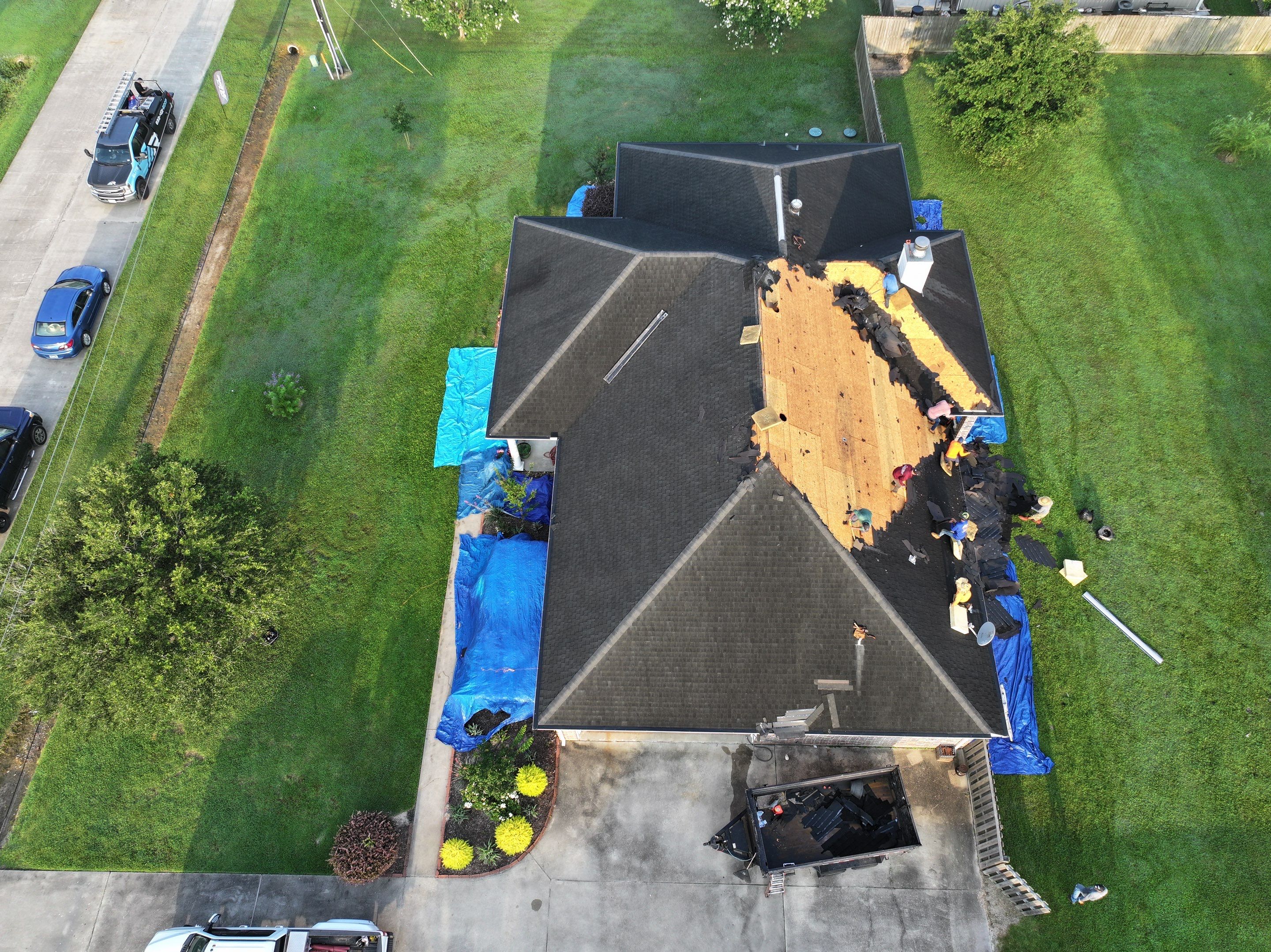 Residential Roof Replacement using GAF HDZ - Weathered Wood by Elite Roofing LLC