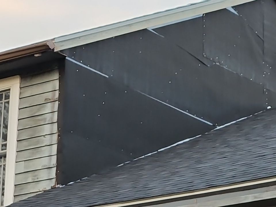 Residential Roofing Installation using Owens Corning TruDefinition Onyx Black by A Plus Exterior