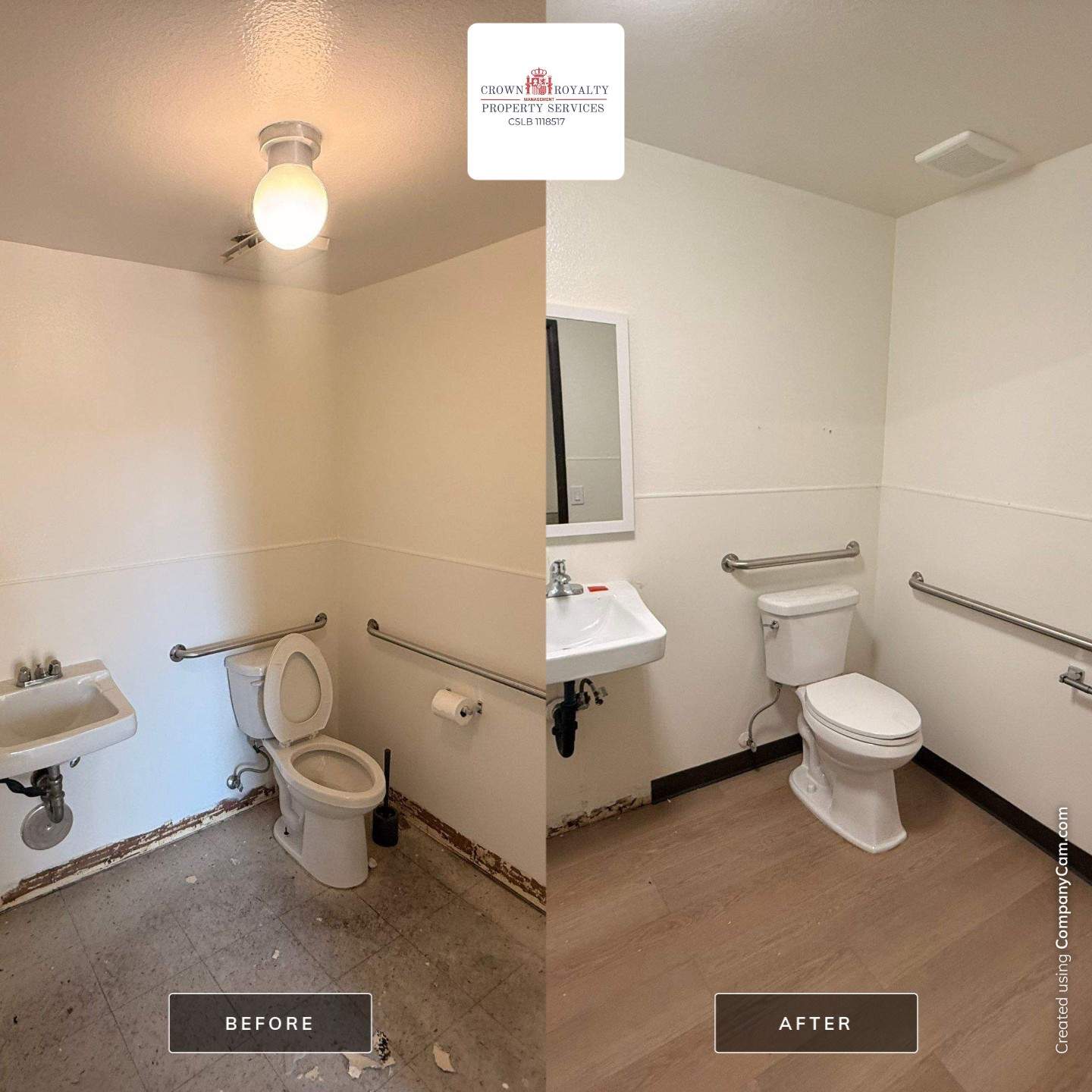 Before and After - ICSC by Crown Royalty Property Services 