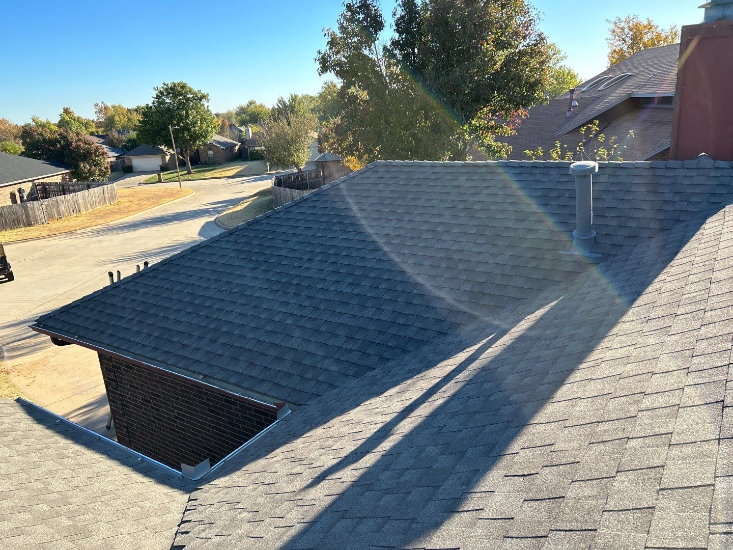 roof, vent, sun tunnel, & gutter replacement in Oklahoma City by McCann's Roofing and Construction