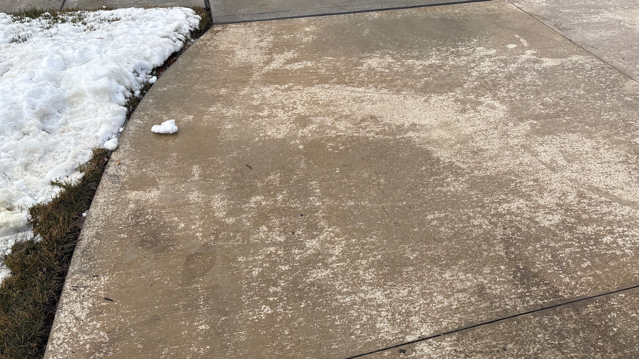 Two-Tone Driveway Resurface - Olathe, KS by Big Red Decorative Concrete, LLC