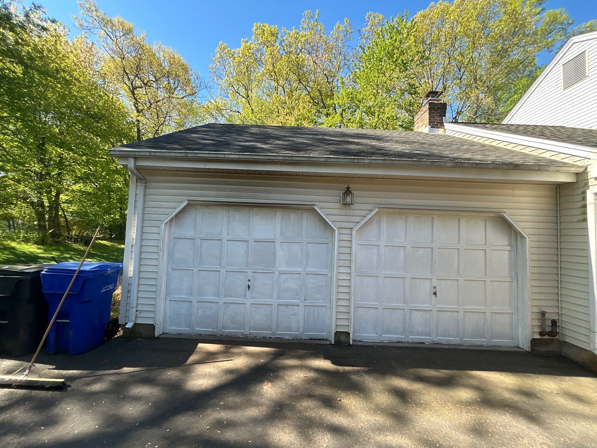 Garage Door Installation using Amarr Olympus Garage door by DiGiorgi Roofing and Siding Inc
