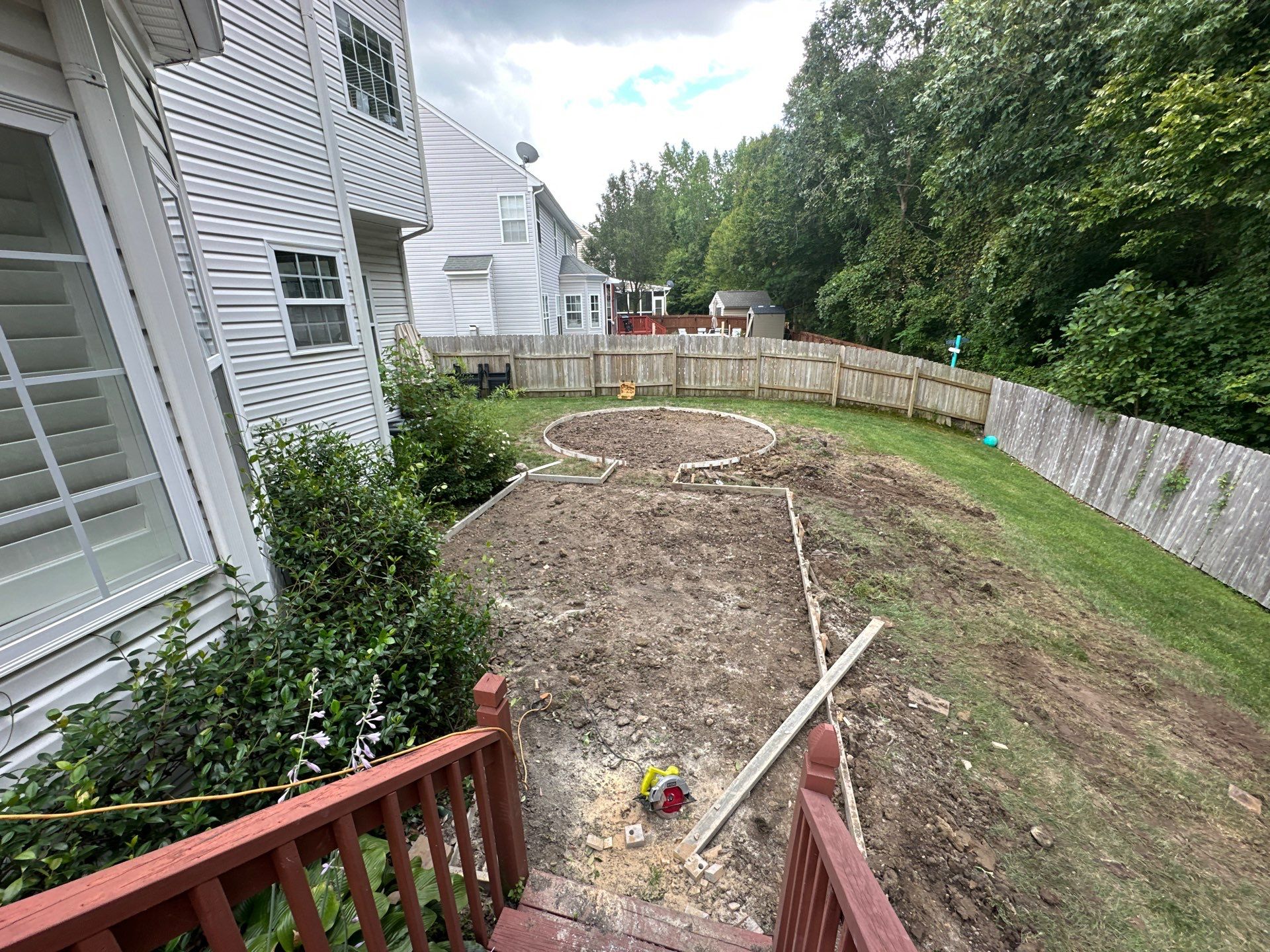 Project in Virginia Beach by Sam The Concrete Man Virginia Beach