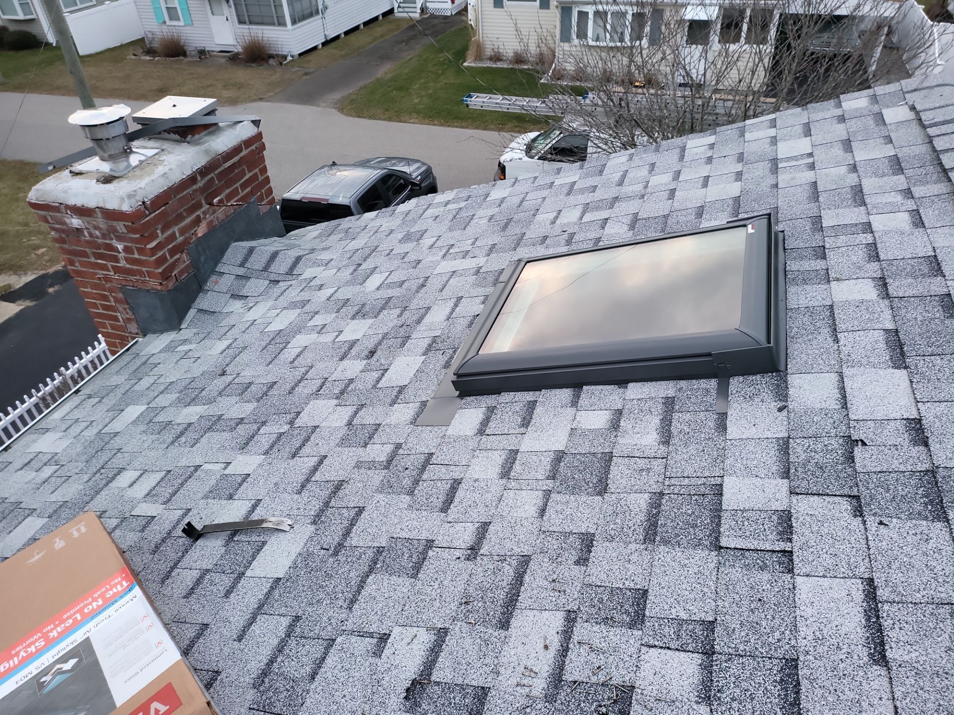 Residential Roofing Installation using Owens Corning TruDefinition Duration Sierra Gray by A Plus Exterior